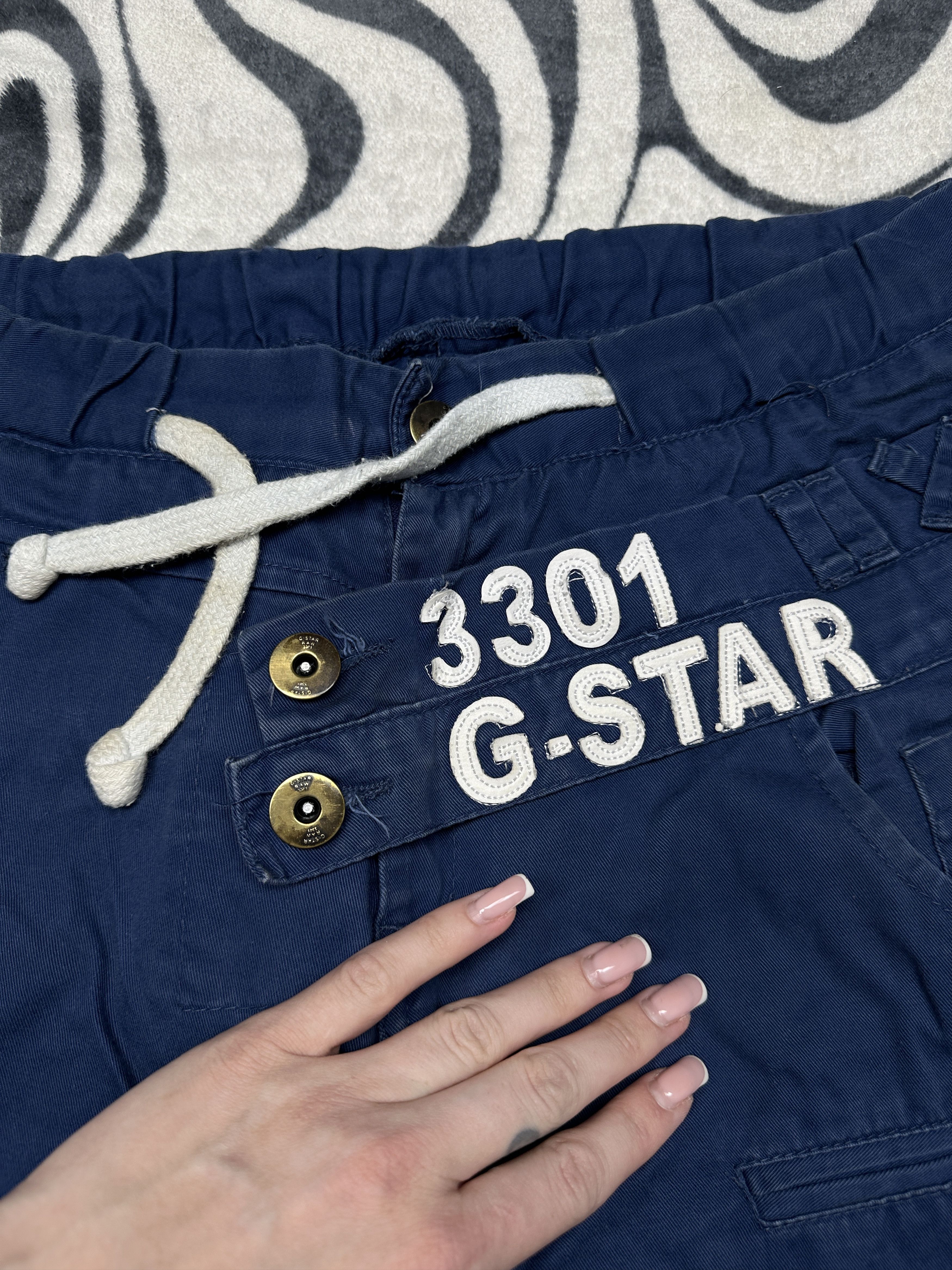 G-Star G Star Raw 3301 Mens Pants Jogger Denim Jeans Gstar Size US 34 / EU 50 - 3 Thumbnail