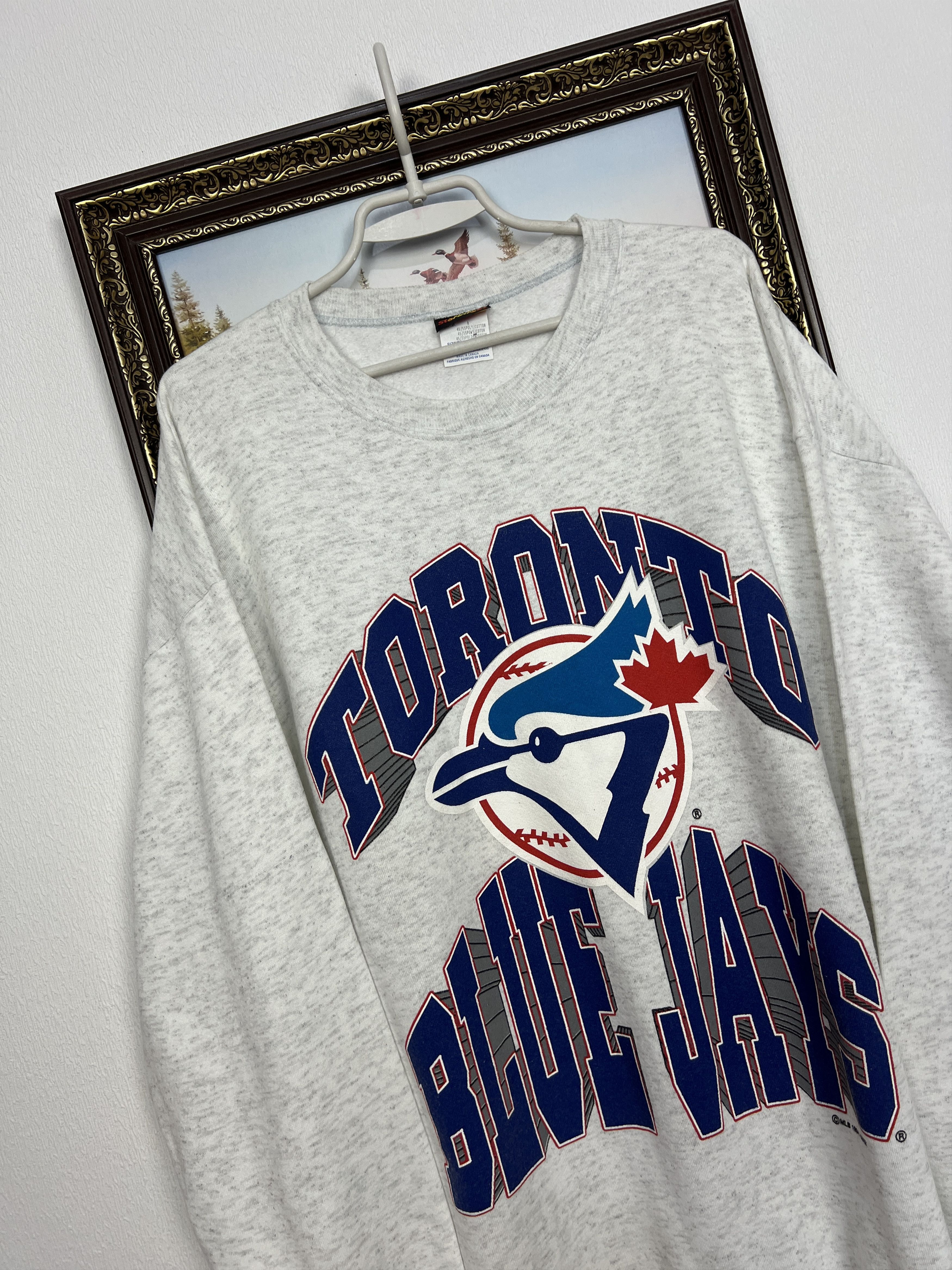 Vintage Toronto Jays Sweatshirt Over Print Crewneck Track Top Size US XXL / EU 58 / 5 - 3 Thumbnail