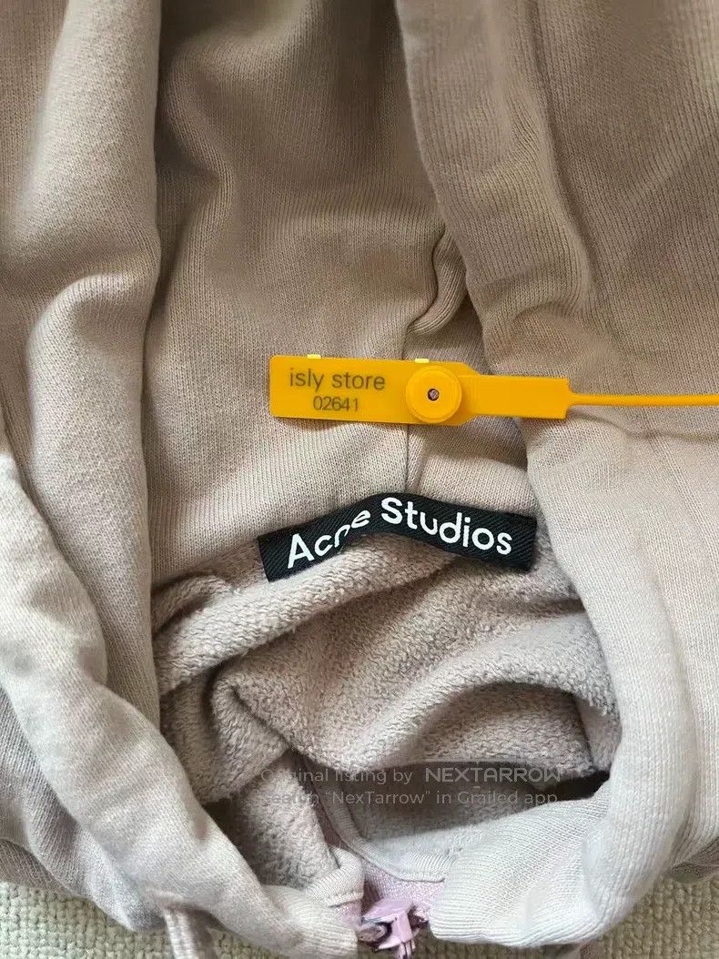 Acne Studios Acne Studios Face Expression Faded Zip Hooded Sweatshirt Size US XXS / EU 40 - 5 Thumbnail