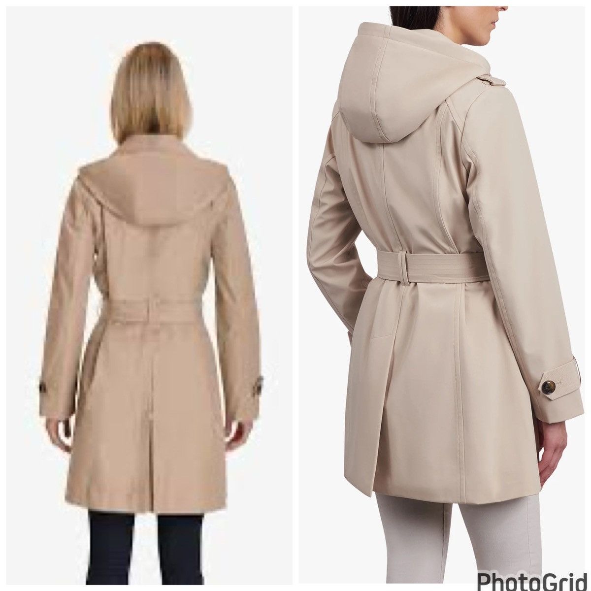 London Fog London Fog Hooded Trench Coat Size XXL / US 16-18 / IT 52-54 - 1 Thumbnail