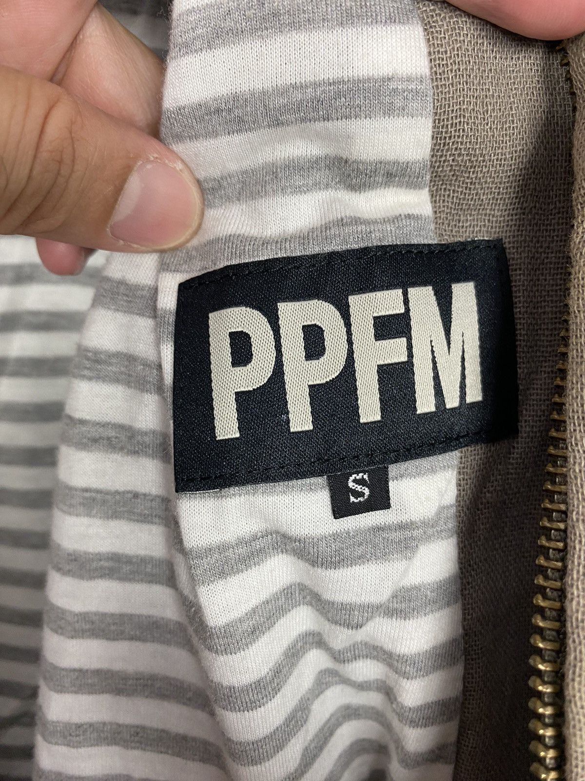 Japanese Brand Rare‼️ Ppfm Cotton Zipper Jacket Size S / US 4 / IT 40 - 6 Thumbnail