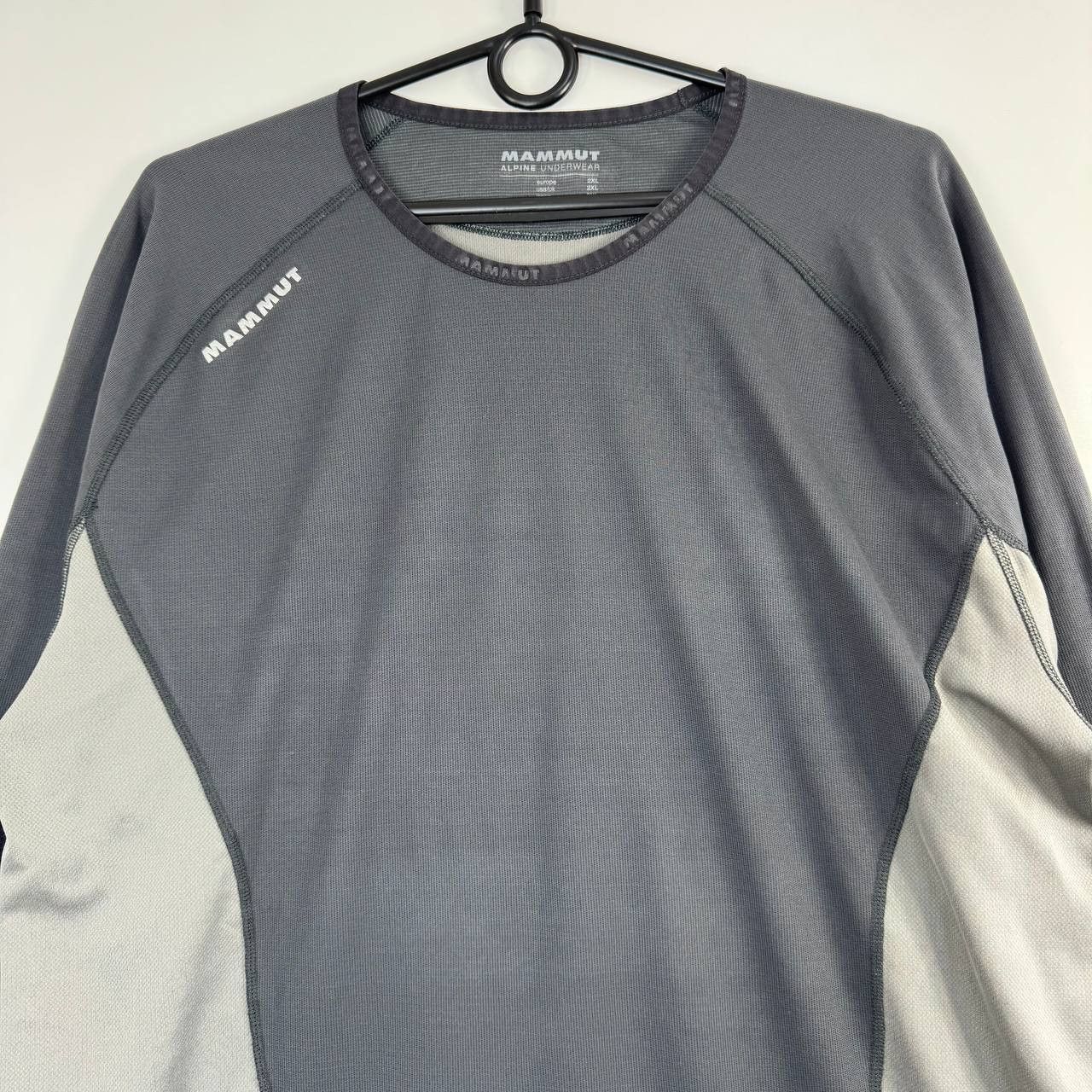 Mammut Mammut Long Sleeve Base Compression Top Grey Mens Size XXL Size US XXL / EU 58 / 5 - 2 Thumbnail