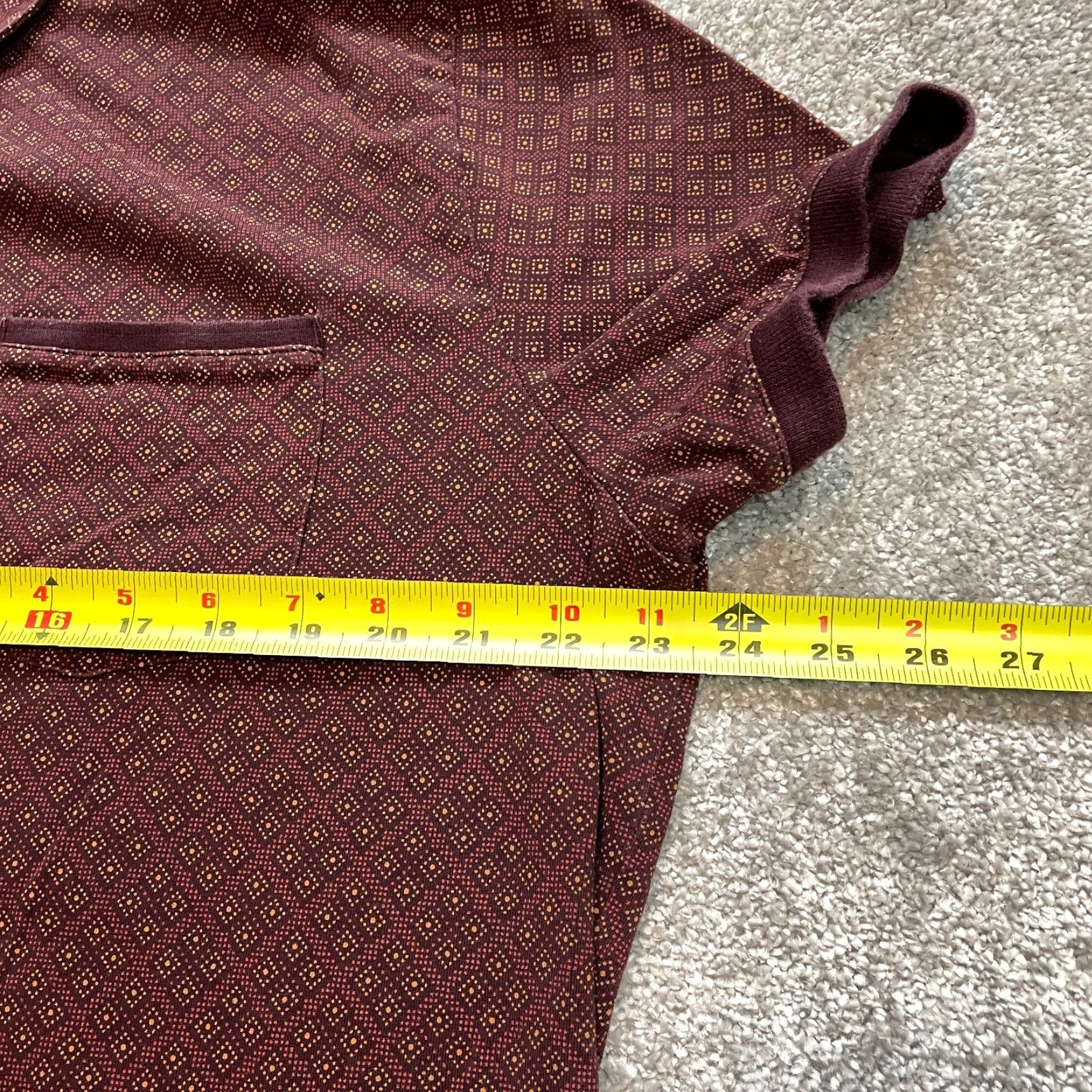 Express Express Polo Shirt Mens XL Dark Red Pocket Collared Moisture Wicking Stretch Polo Shirt Mens XL Dark Red Pocket Collared Moisture Wicking Stretch Size US XL / EU 56 / 4 - 6 Thumbnail