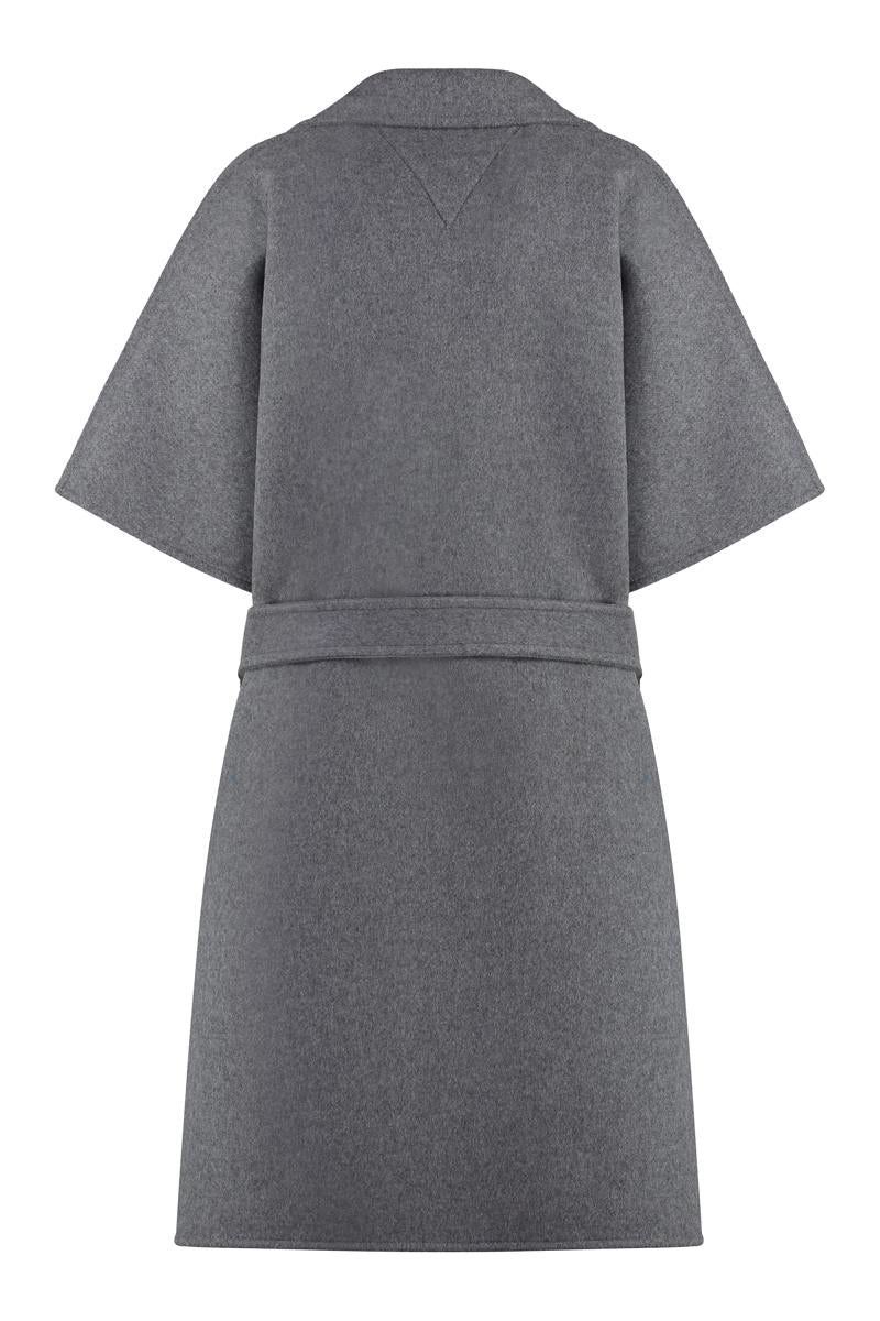 Bottega Veneta o1y0725 Belted Coat in Gray Size XS / US 0-2 / IT 36-38 - 2 Thumbnail