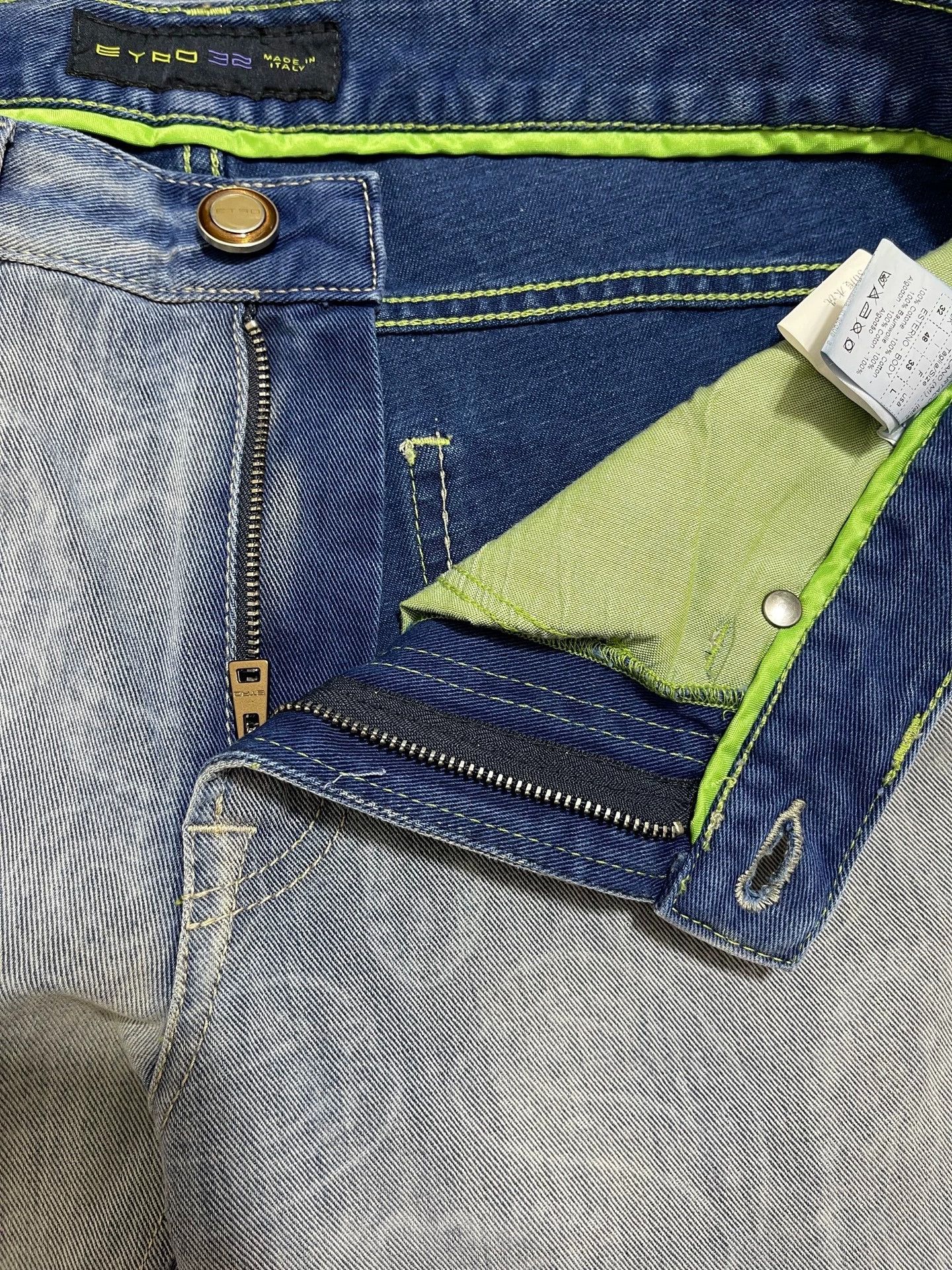 Etro Etro Cashew Pattern Mid-Waist Slim Fit Jeans 32W Size US 32 / EU 48 - 5 Thumbnail