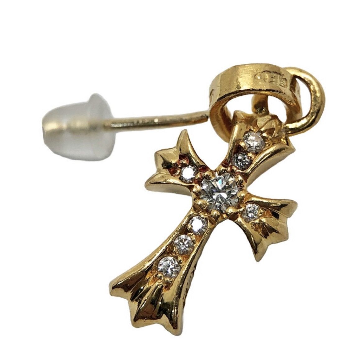 Chrome Hearts Chrome Hearts 22k pave Diamond Baby Fat Earring Size ONE SIZE - 2 Thumbnail