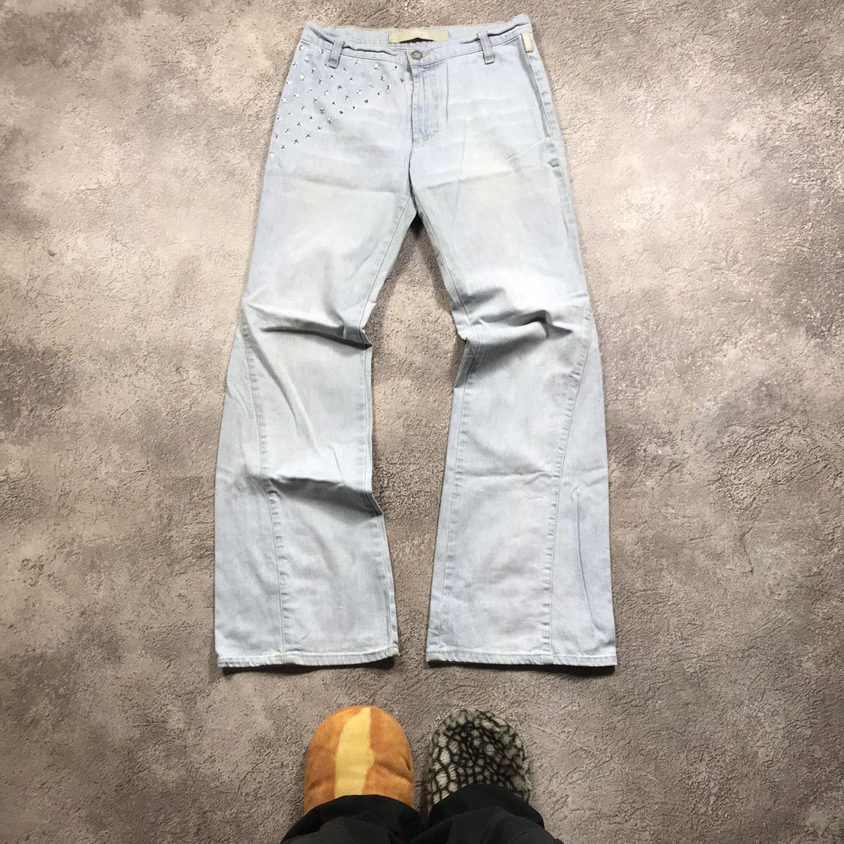 Vintage Vintage 90s Faded Distressed Baggy Jeans Grunge Skate 28 Size 28" / US 6 / IT 42 - 2 Thumbnail