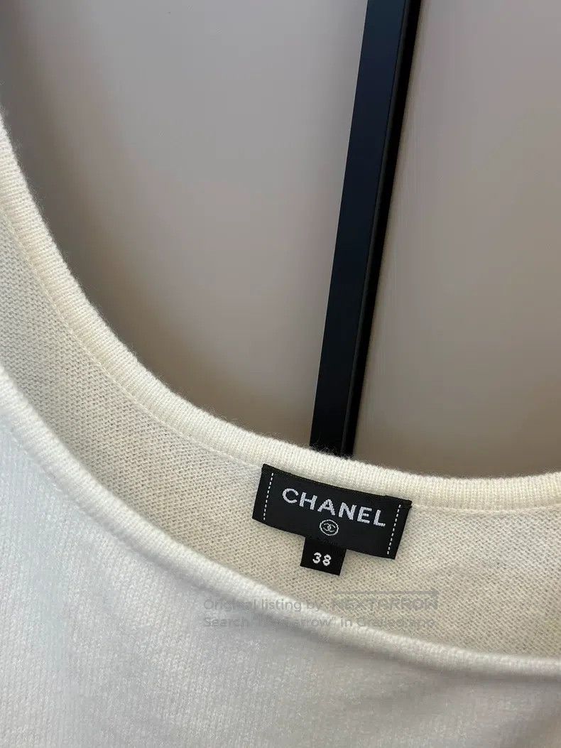 Chanel Chanel 23N chain belt cashmere knitted dress Size XS / US 0-2 / IT 36-38 - 5 Thumbnail