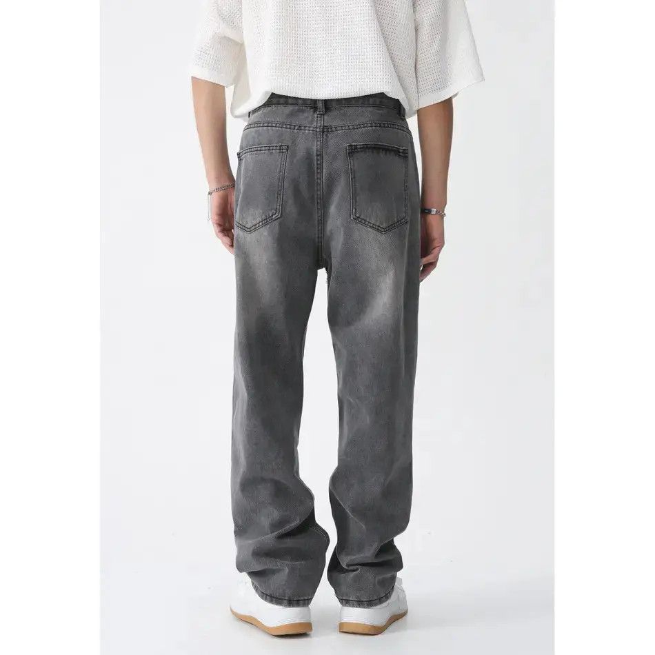Japanese Brand Retro loose casual straight leg jeans Size US 32 / EU 48 - 5 Thumbnail