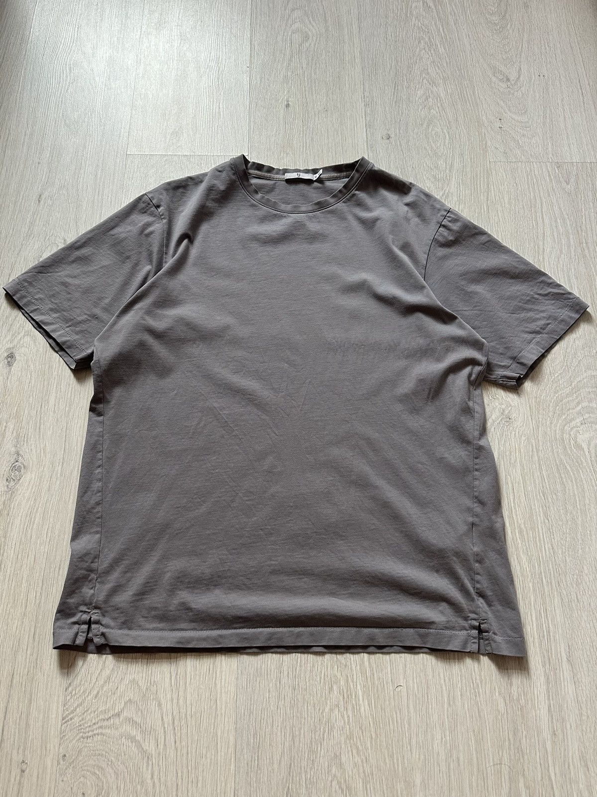 Jil Sander × Uniqlo Jil Sander J+ Uniqlo Essential Dark Grey Tee Size US M / EU 48-50 / 2 - 1 Thumbnail