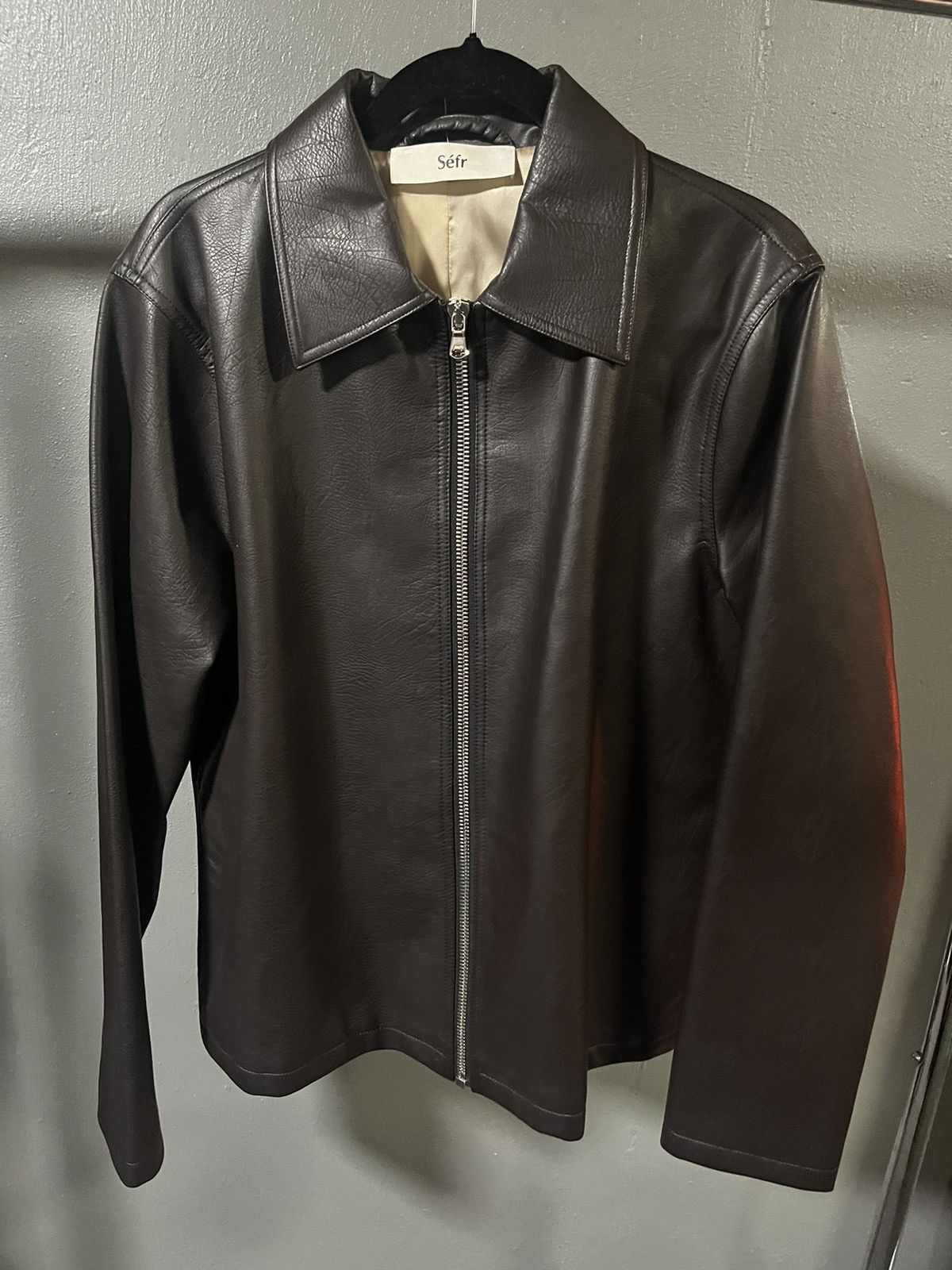 Sefr Sefr 'Truth' Faux Leather Jacket | Grailed