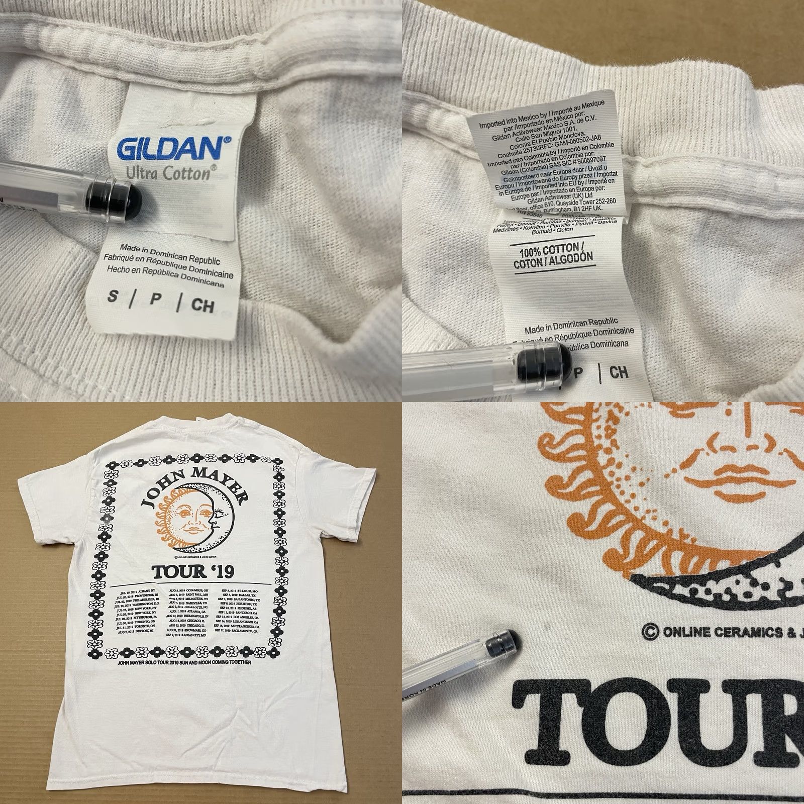 Gildan Blink 182 North America Tour 2016 Shirt Adult Small White Rock Concert Y2K Mens Size US S / EU 44-46 / 1 - 9 Thumbnail