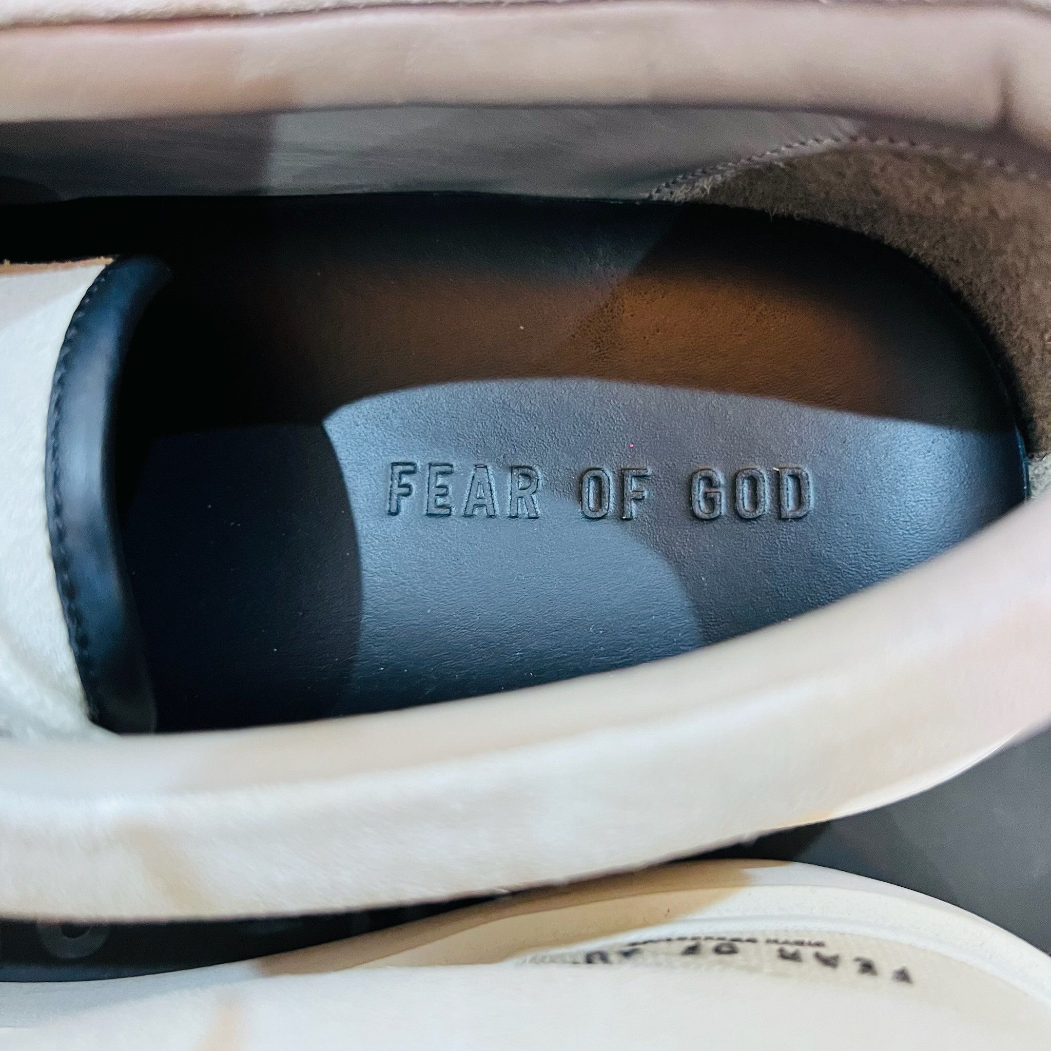 Fear of God Fear of God Grey 101 Allover Logo Print Low Top Sneakers Size US 8 / IT 38 - 6 Thumbnail
