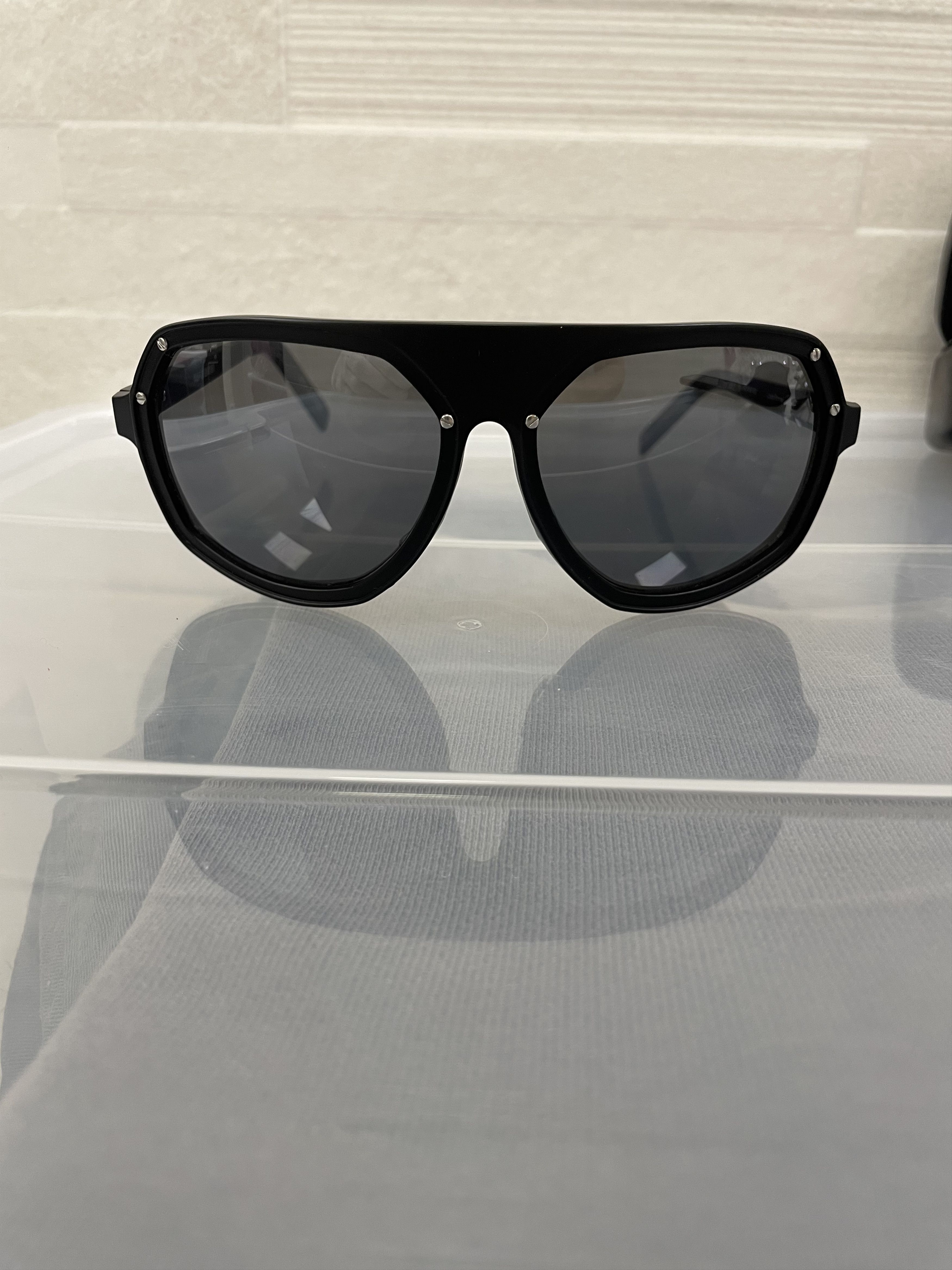 Raf Simons Linda Farrow X Raf Simons S/S 2008 aviator sunglasses Size ONE SIZE - 2 Thumbnail