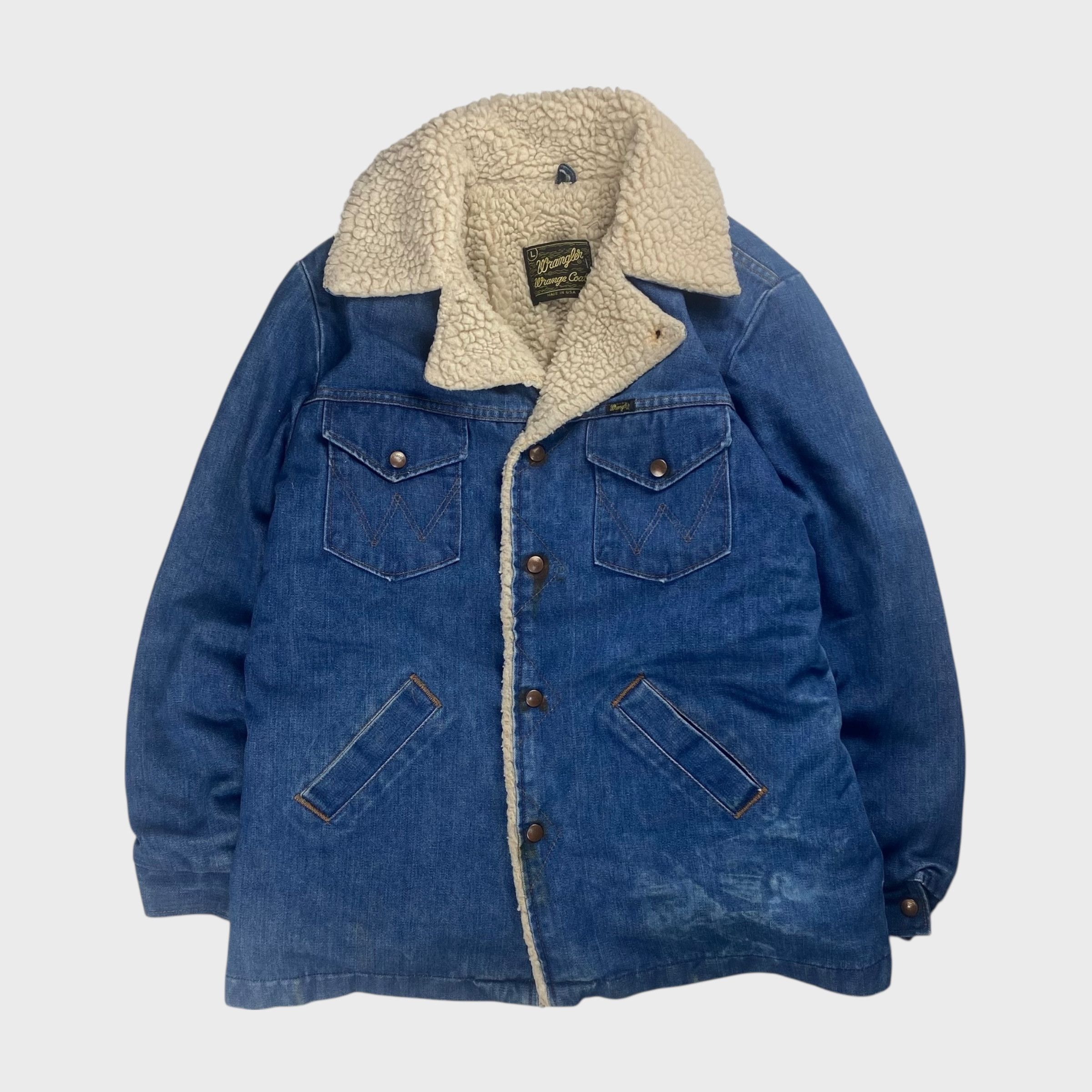 Wrangler Wrangler 70s Denim Coat Size L Size US L / EU 52-54 / 3 - 1 Thumbnail