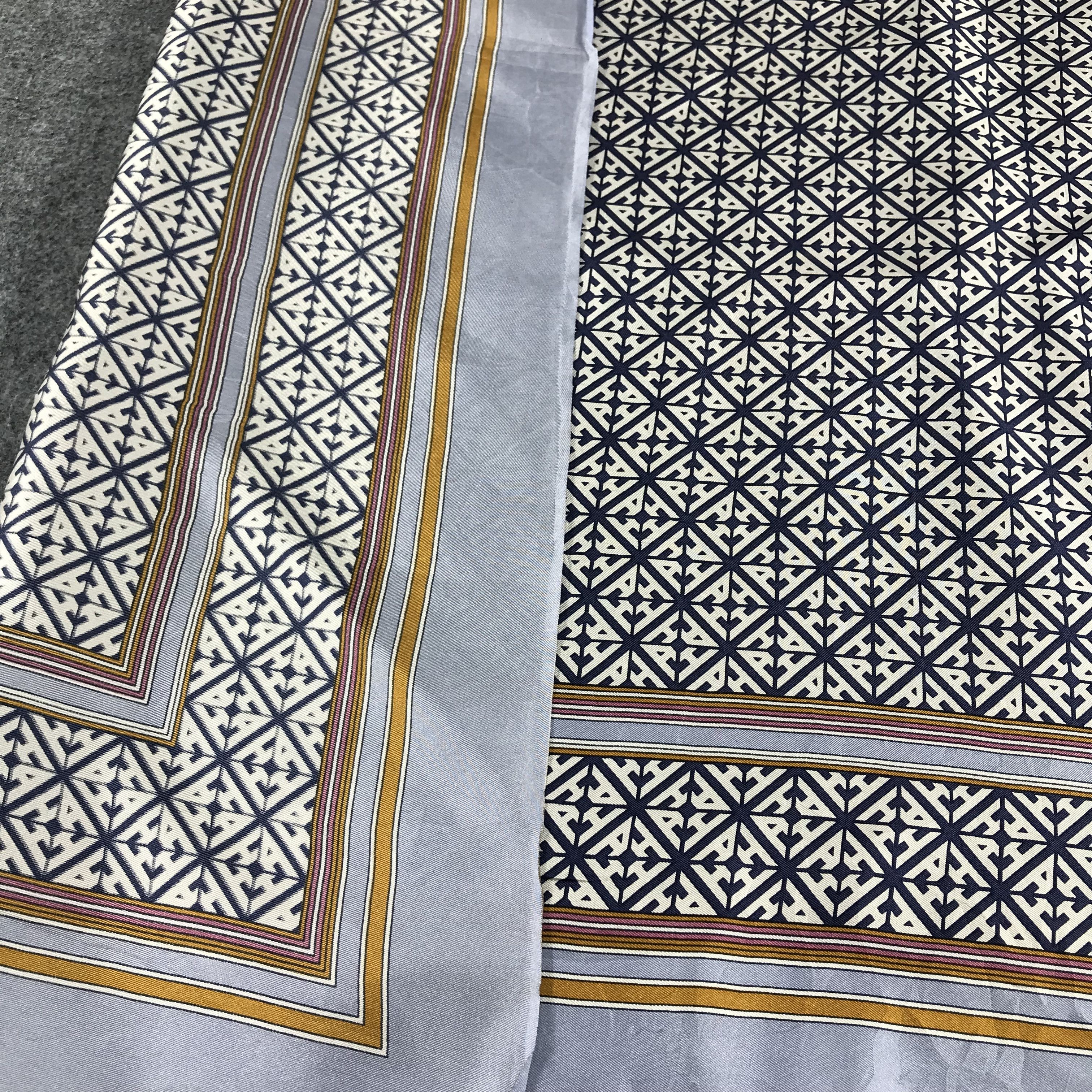 Hardy Amies Vintage Hardy Amies Geometrical Silk Scarf M138 Size ONE SIZE - 5 Thumbnail
