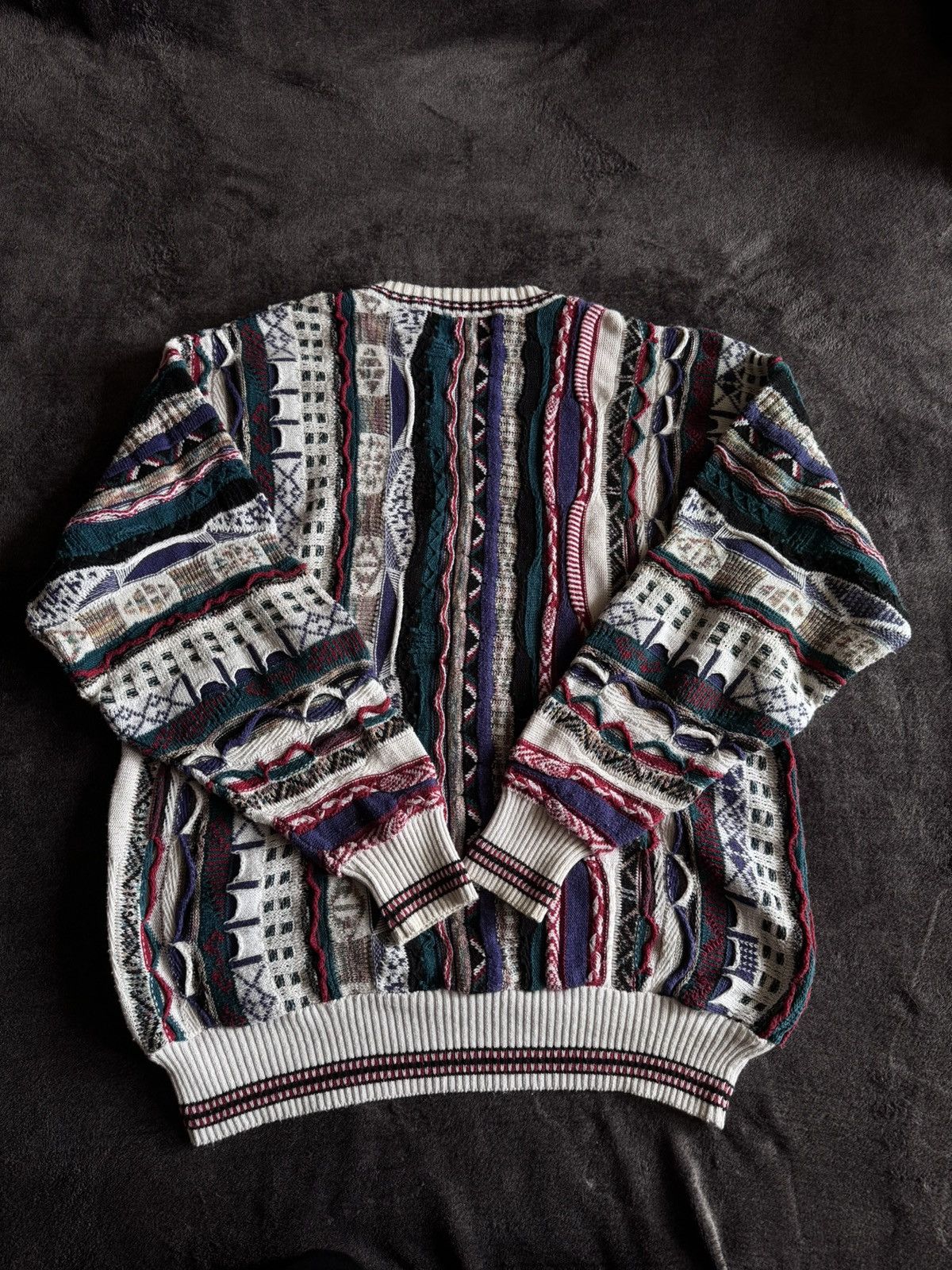 Florence Tricot × Vintage Vintage Florence Tricot Coogi style sweater pleated y2k Size US XL / EU 56 / 4 - 10 Thumbnail