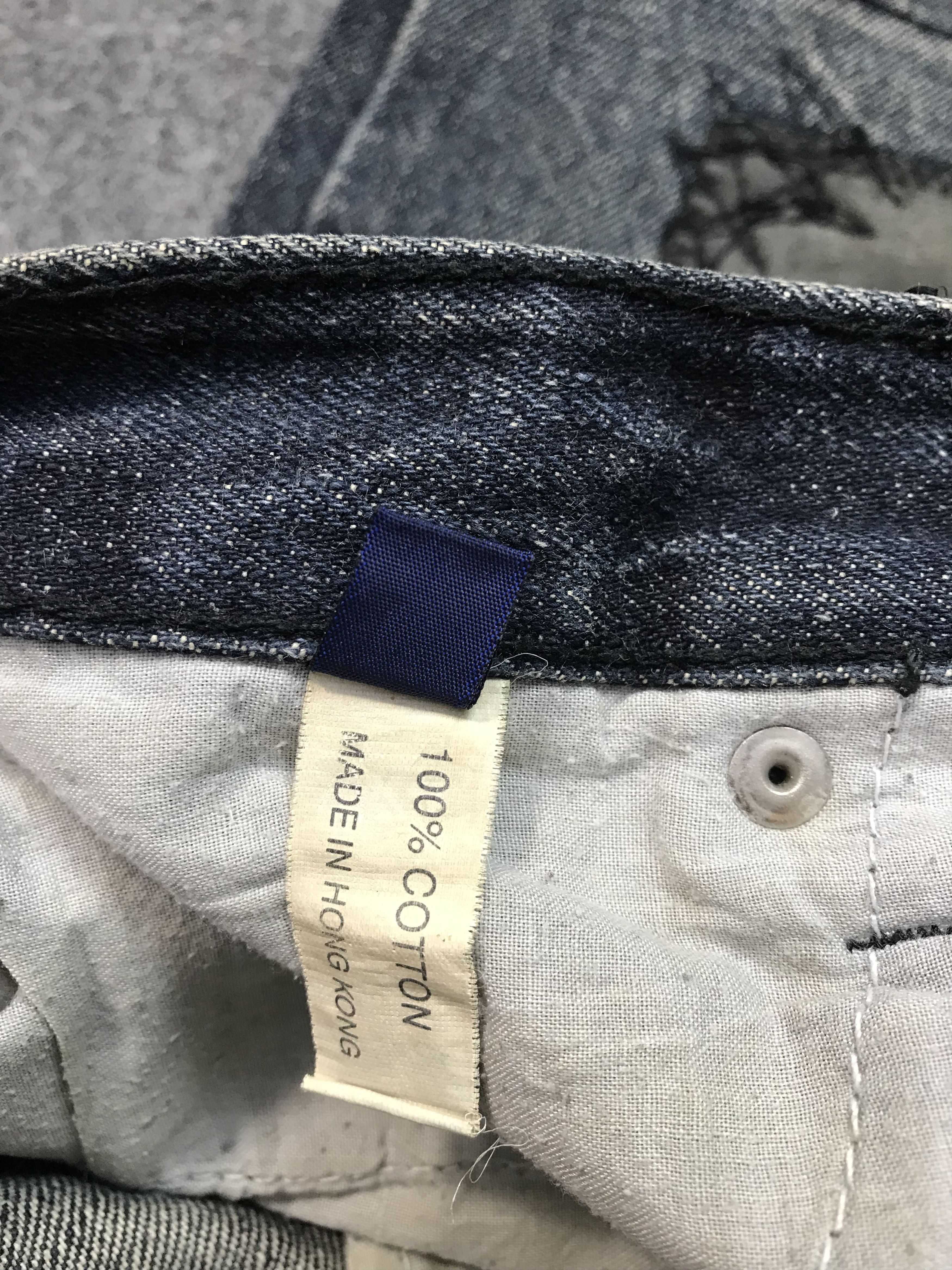 Other Solberry Distressed Art Patchworks Indigo Denim Jeans Size US 32 / EU 48 - 12 Thumbnail