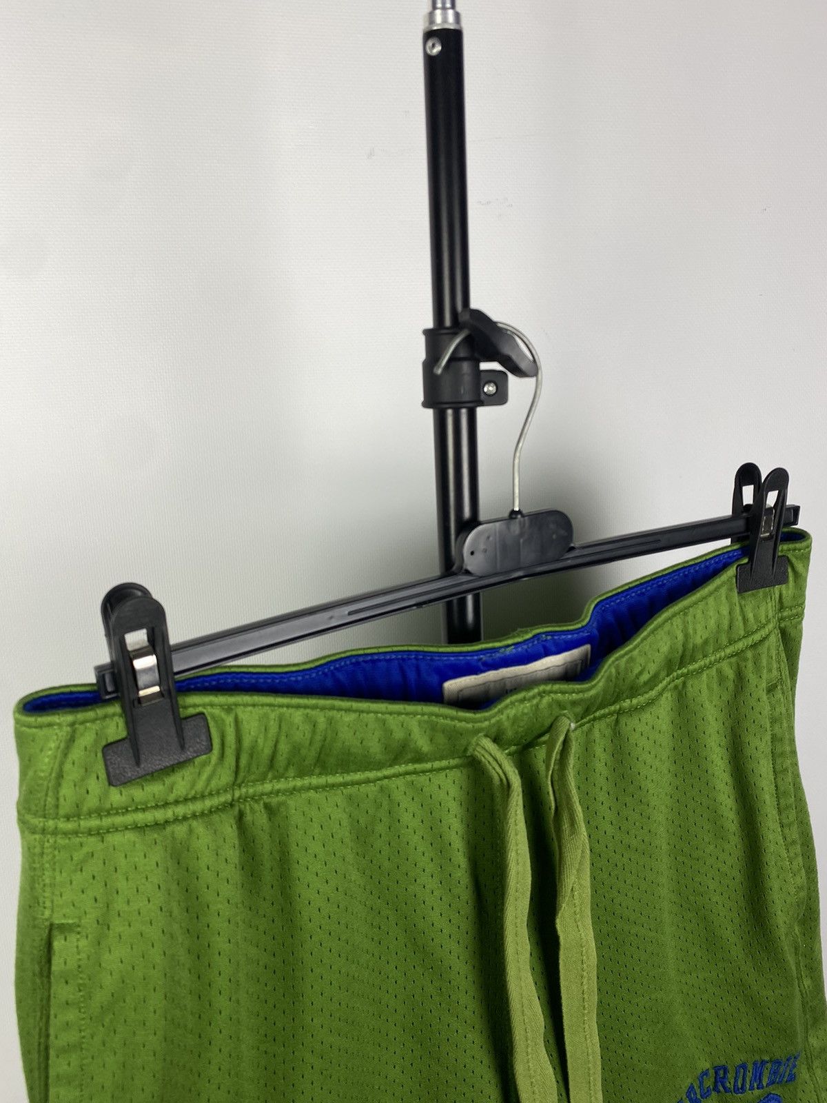 Abercrombie & Fitch × Vintage Abercrombie & Fitch Shorts Men's Small Green Mesh Y2K Size US 30 / EU 46 - 5 Thumbnail