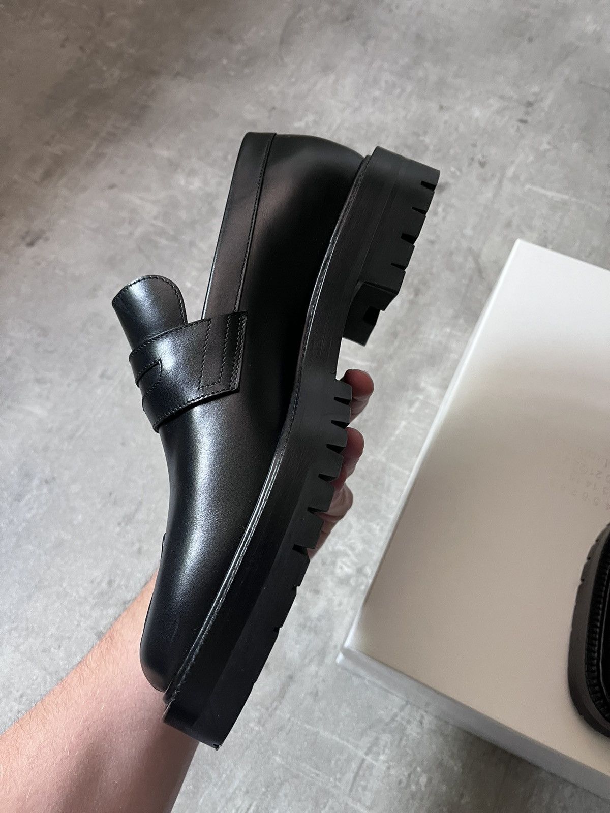 Maison Margiela Maison Margiela tabi loafers leather black Size US 9 / EU 42 - 4 Thumbnail