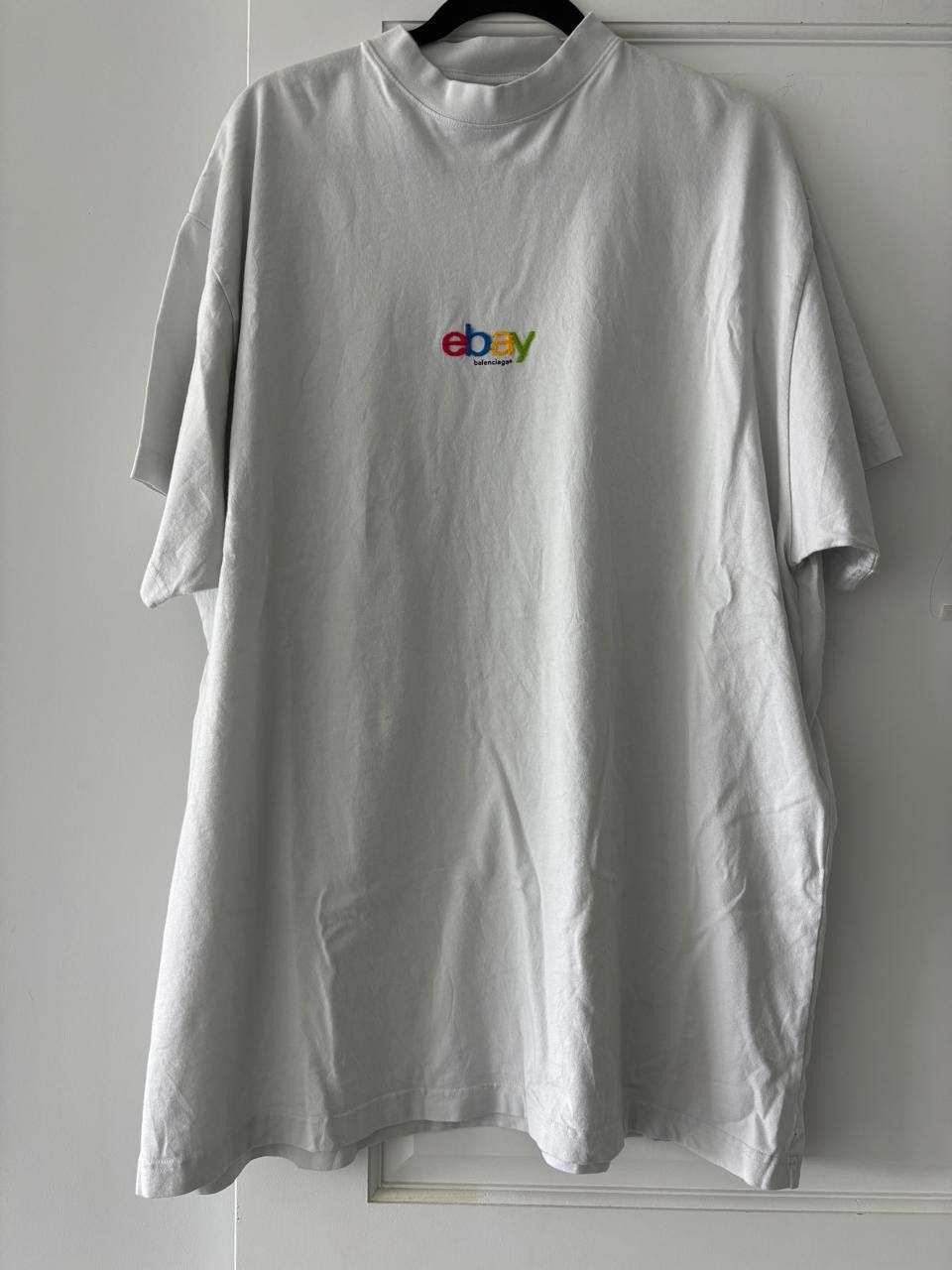 Balenciaga ebay t-shirt white Size US M / EU 48-50 / 2 - 1 Thumbnail