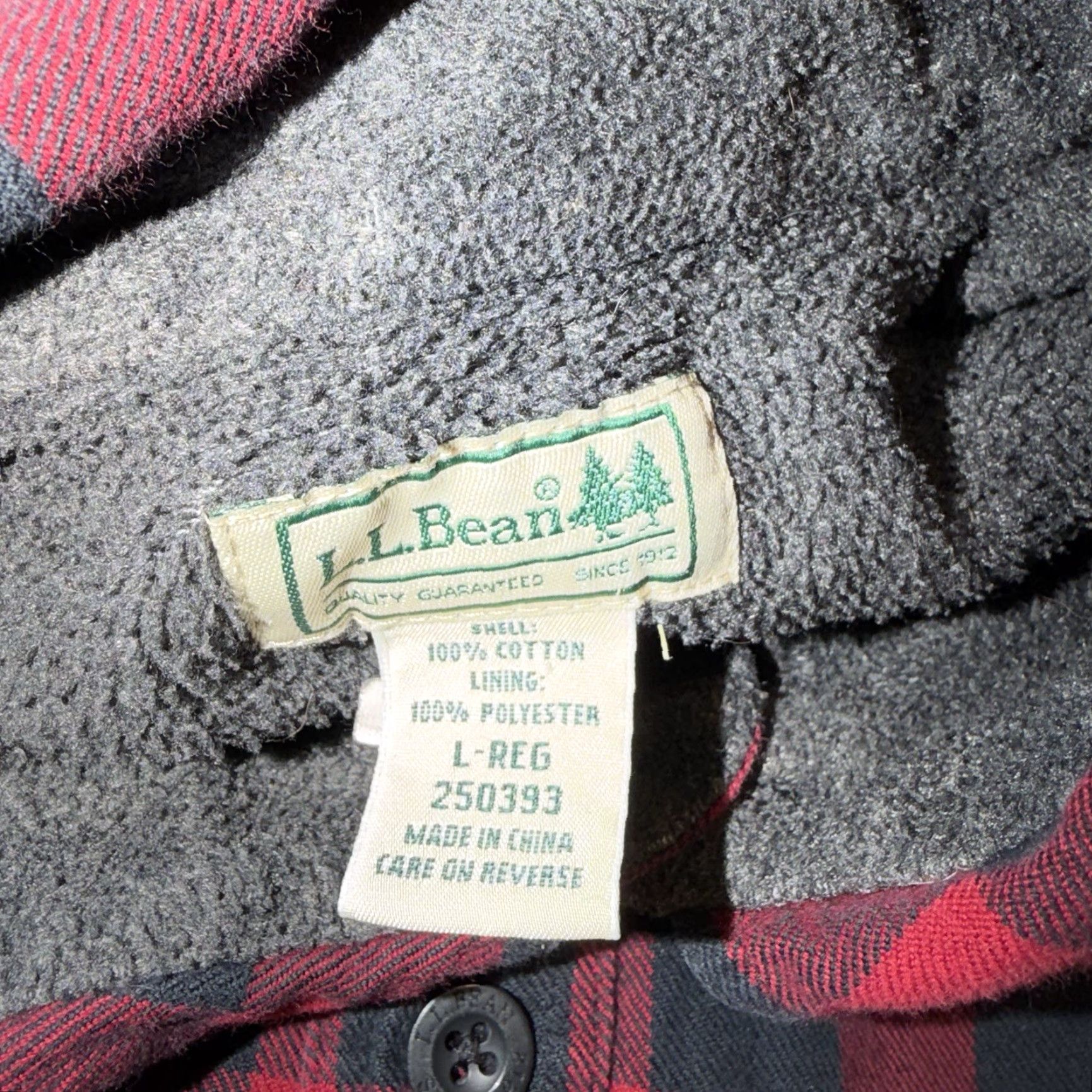 Vintage LL Bean Shacket Mens Large Red Buffalo Plaid Fleece Lined Flannel Shirt Mens Large Red Buffalo Plaid Shacket LL Bean Shirt Size US L / EU 52-54 / 3 - 4 Thumbnail