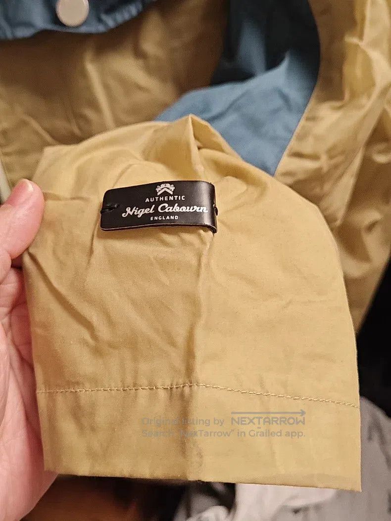 Nigel Cabourn Nigel Cabourn Waxed Cotton Retro Hooded Mountaineering Jac Size US M / EU 48-50 / 2 - 9 Thumbnail