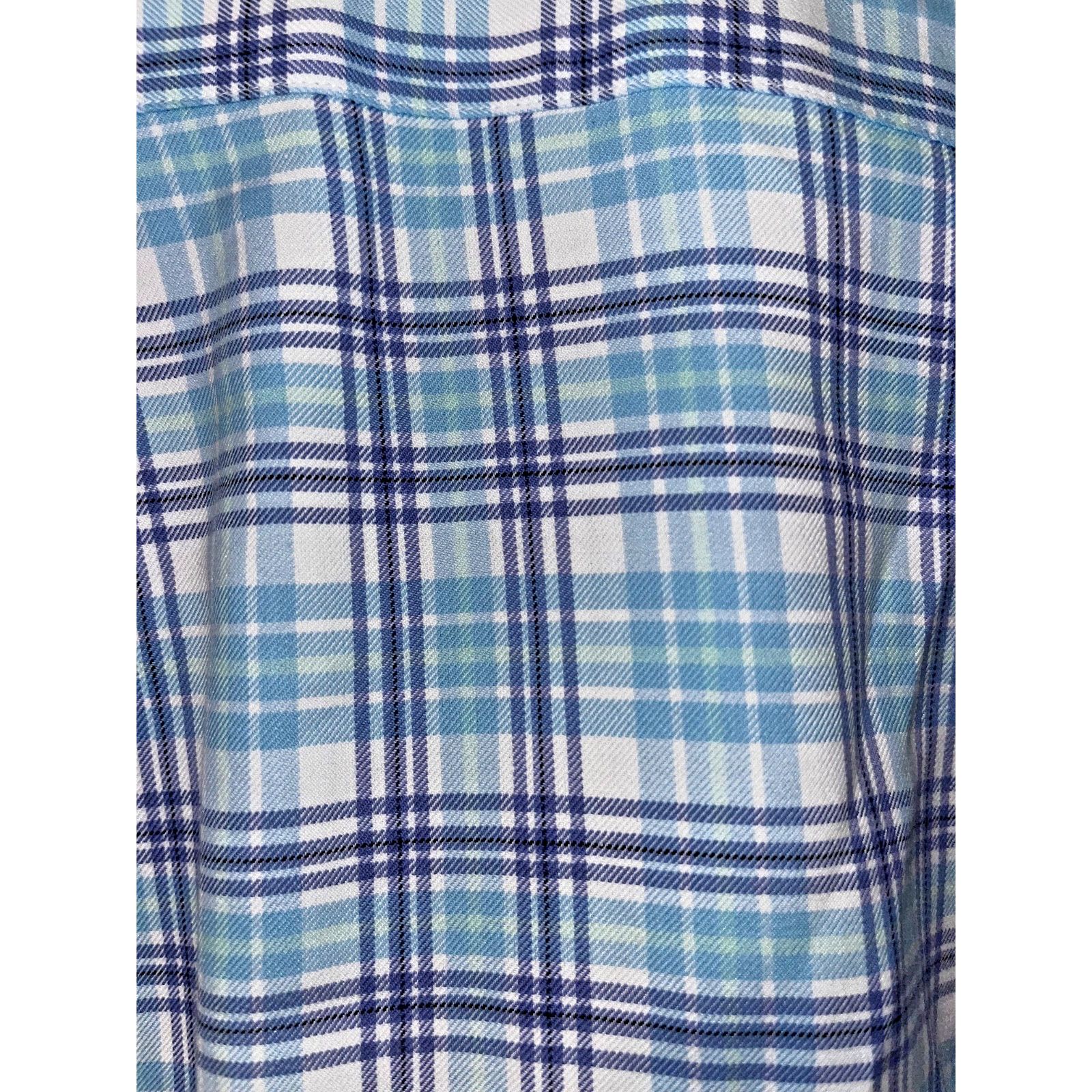 Peter Millar Peter Millar Boardsail Plaid Shirt XL Silk Button Down Size US XL / EU 56 / 4 - 8 Thumbnail