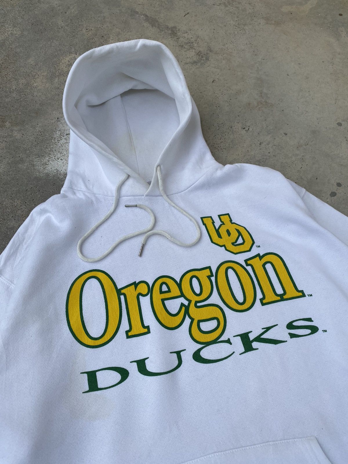 NCAA Vintage OU Oregon Ducks Pull Over Hoodie Size US L / EU 52-54 / 3 - 4 Thumbnail