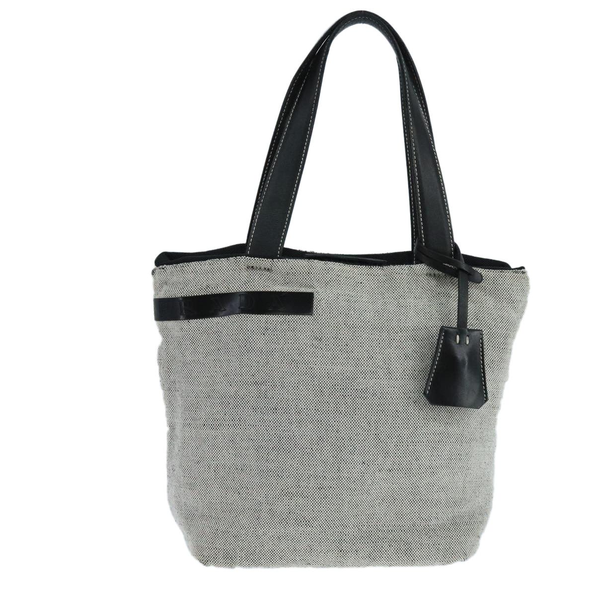 Prada Sports Grey Canvas Handbag (Pre-Owned) Size ONE SIZE - 1 Thumbnail
