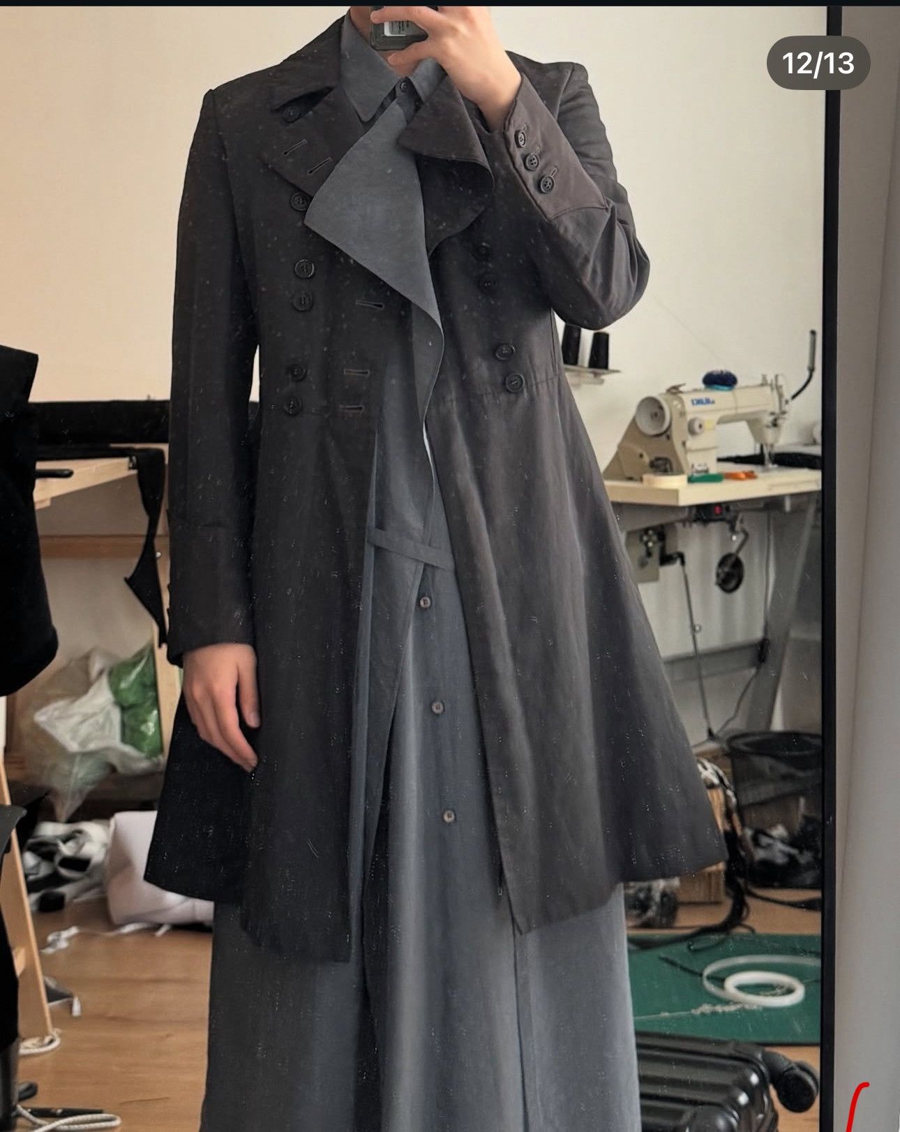 Lemaire lemaire S/S 2025 - Asymmetrical Shirt Dress Size XS / US 0-2 / IT 36-38 - 2 Thumbnail