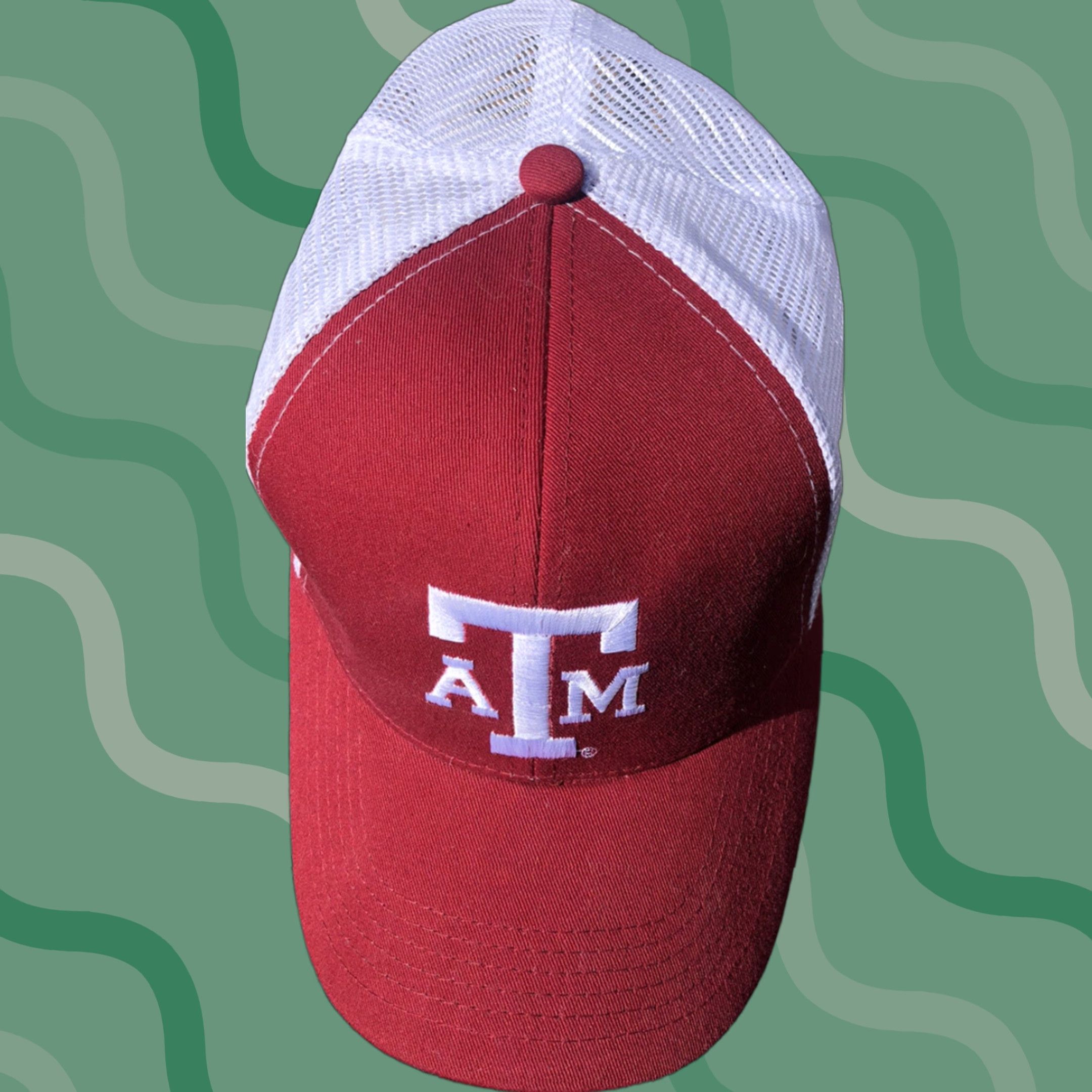 J Brand Outhouse Designs Texas A&M Hat Snapback Red & White Brand Men One Size Red Sports Casual Size ONE SIZE - 1 Thumbnail