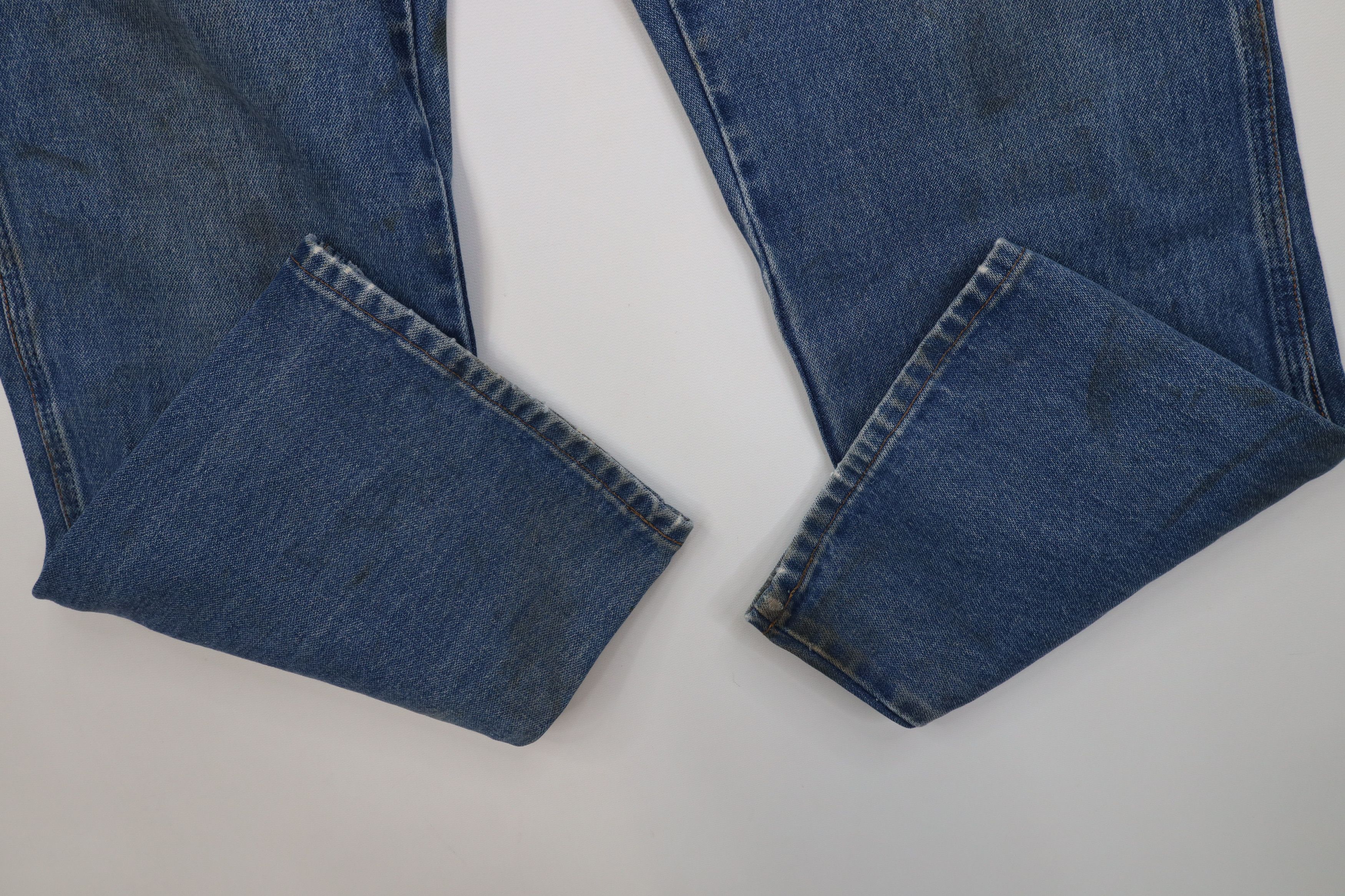 Vintage Vintage 70s Streetwear Flared Wide Leg Denim Jeans Blue USA Size US 32 / EU 48 - 5 Thumbnail