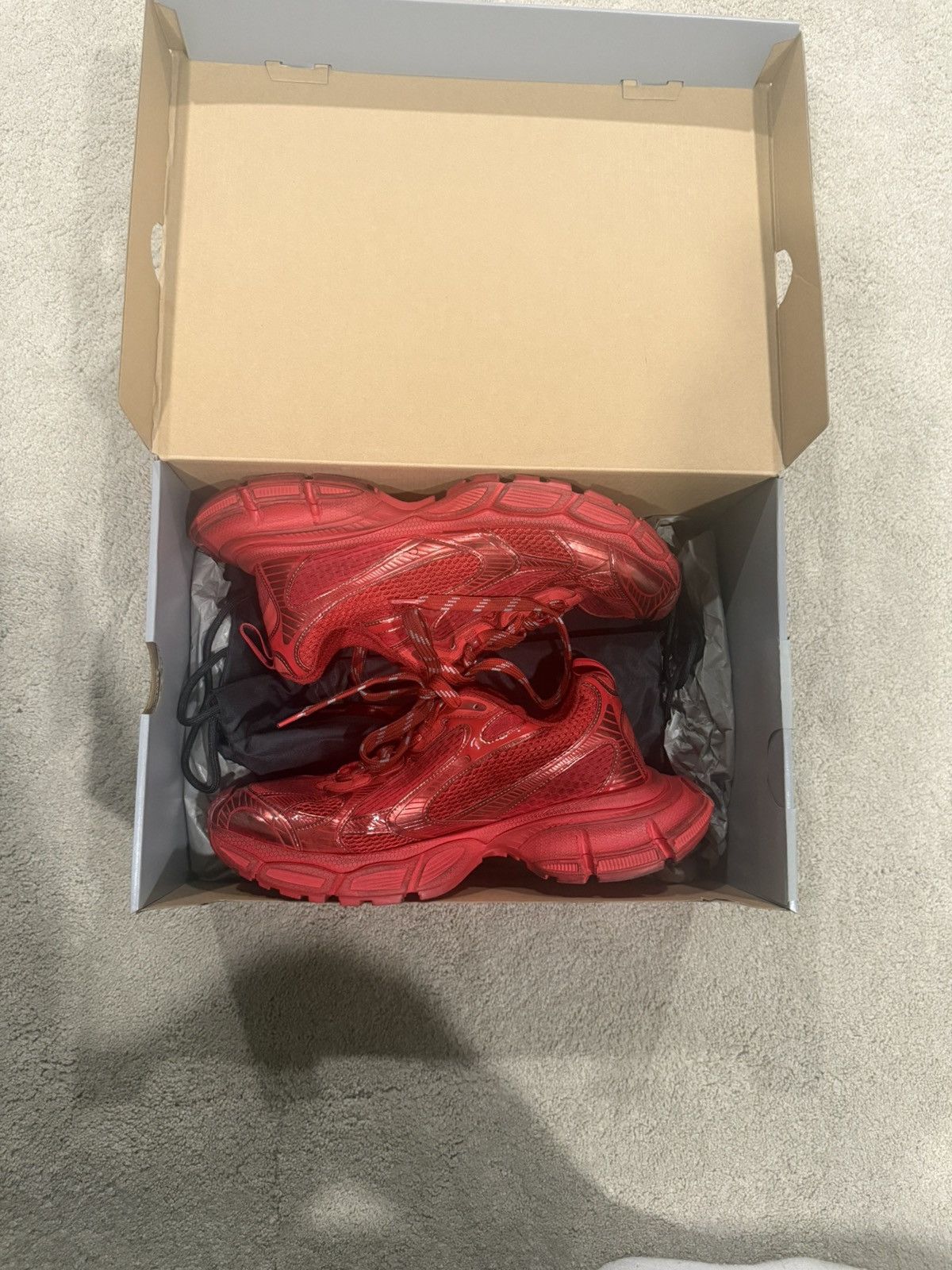 Balenciaga Red balenciaga 3XL sneakers Size US 12 / EU 45 - 6 Thumbnail