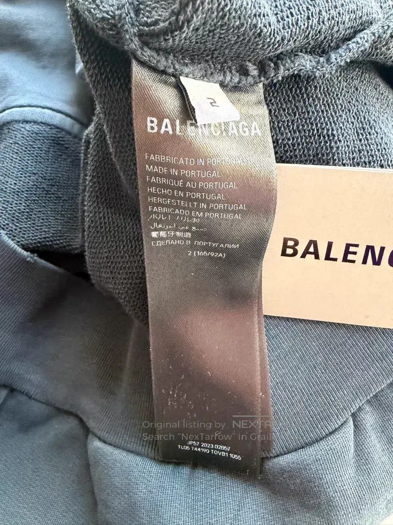 Balenciaga Balenciaga Distressed tape sweatshirt Size US L / EU 52-54 / 3 - 4 Thumbnail