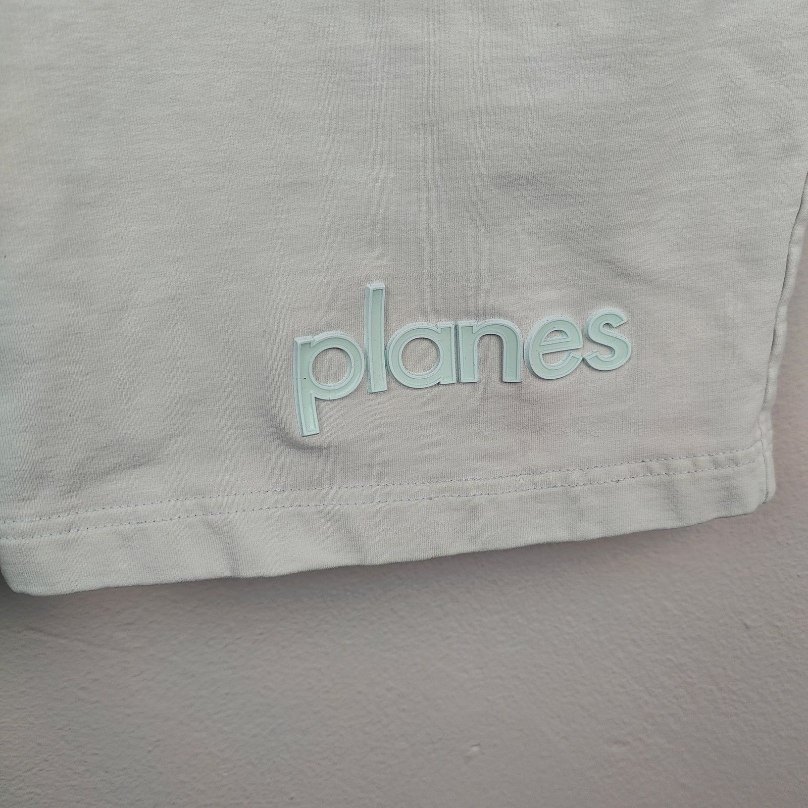 Other Paper Plane Sweat Shorts Mens Medium Light Blue Lounge Size US 32 / EU 48 - 2 Thumbnail