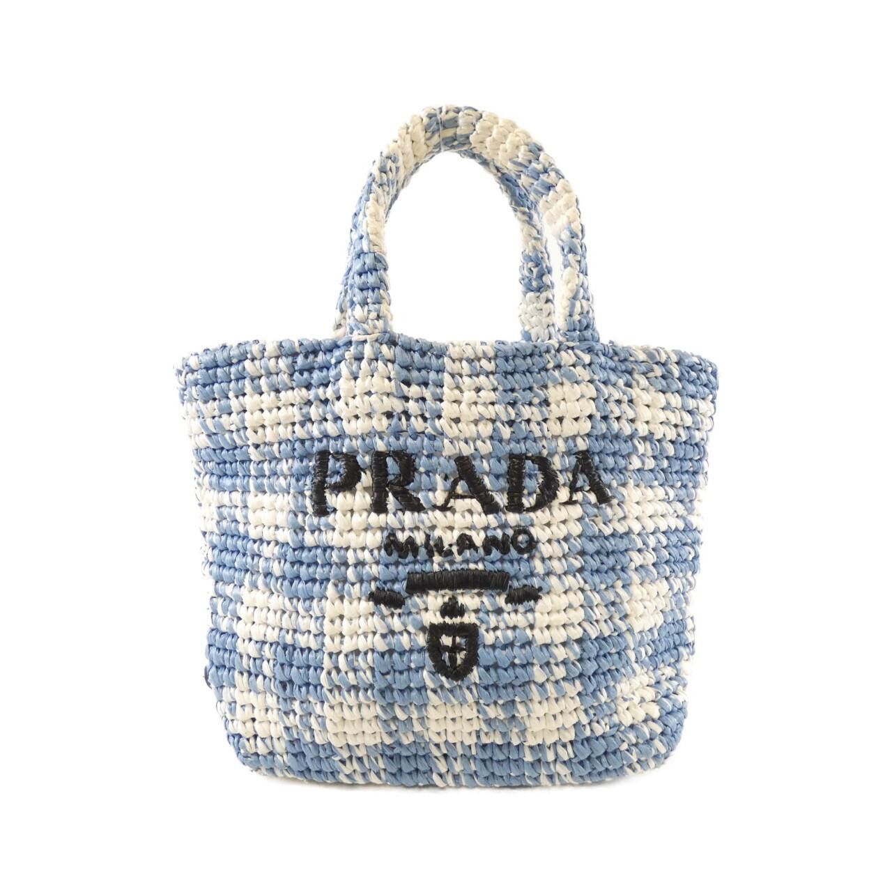 Prada Prada Prada RAFIA Tote Bag Plant-based Tote Bag 1BG422 DUTY FREE for USA Size ONE SIZE - 1 Thumbnail