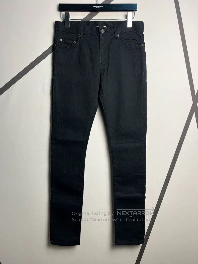 Saint Laurent Paris Saint Laurent Paris Black Basic Denim Jeans Size US 31 - 1 Thumbnail