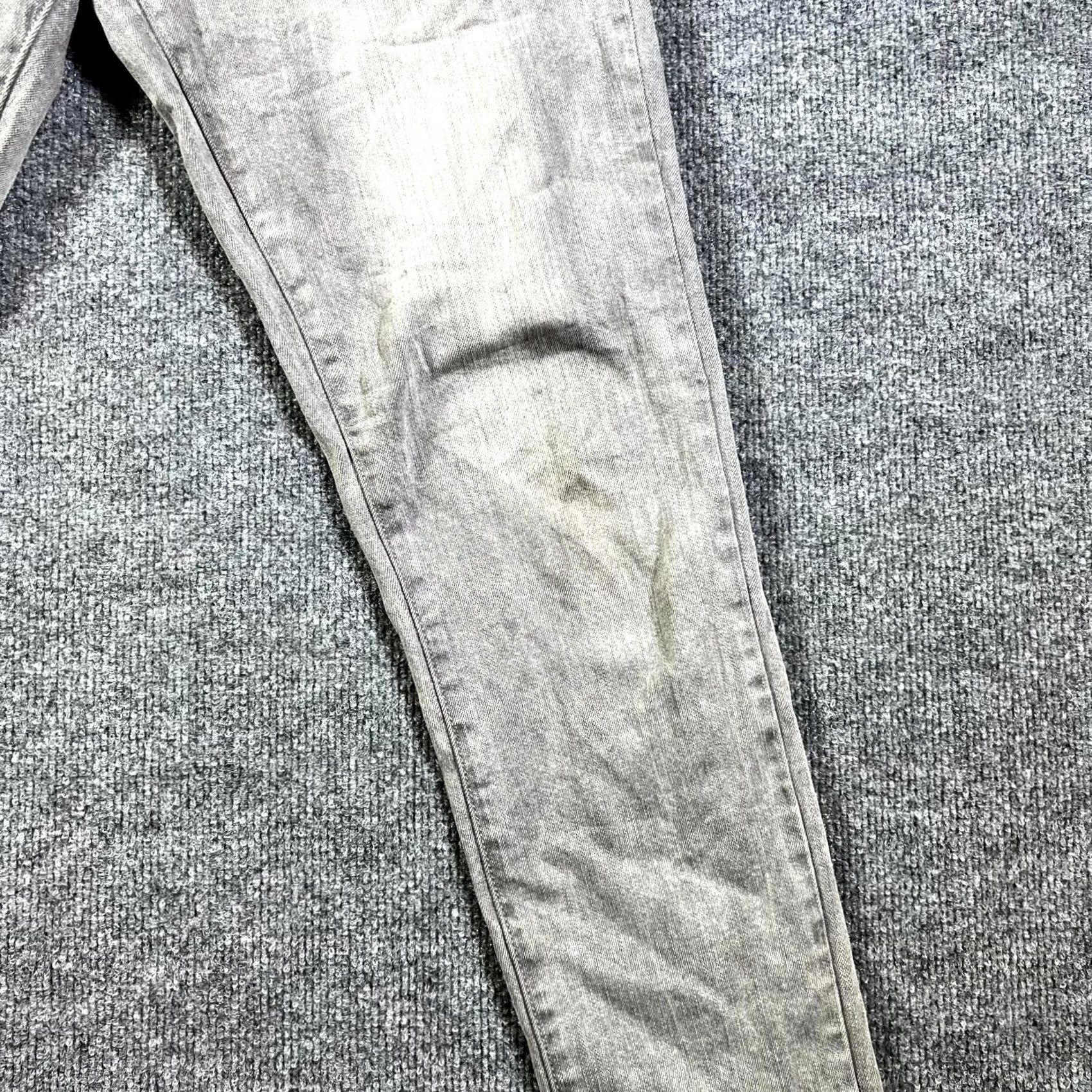 Vintage Arizona Jeans Mens 30x30 Gray Denim Cotton Skinny Leg Outdoor Size US 30 / EU 46 - 6 Thumbnail