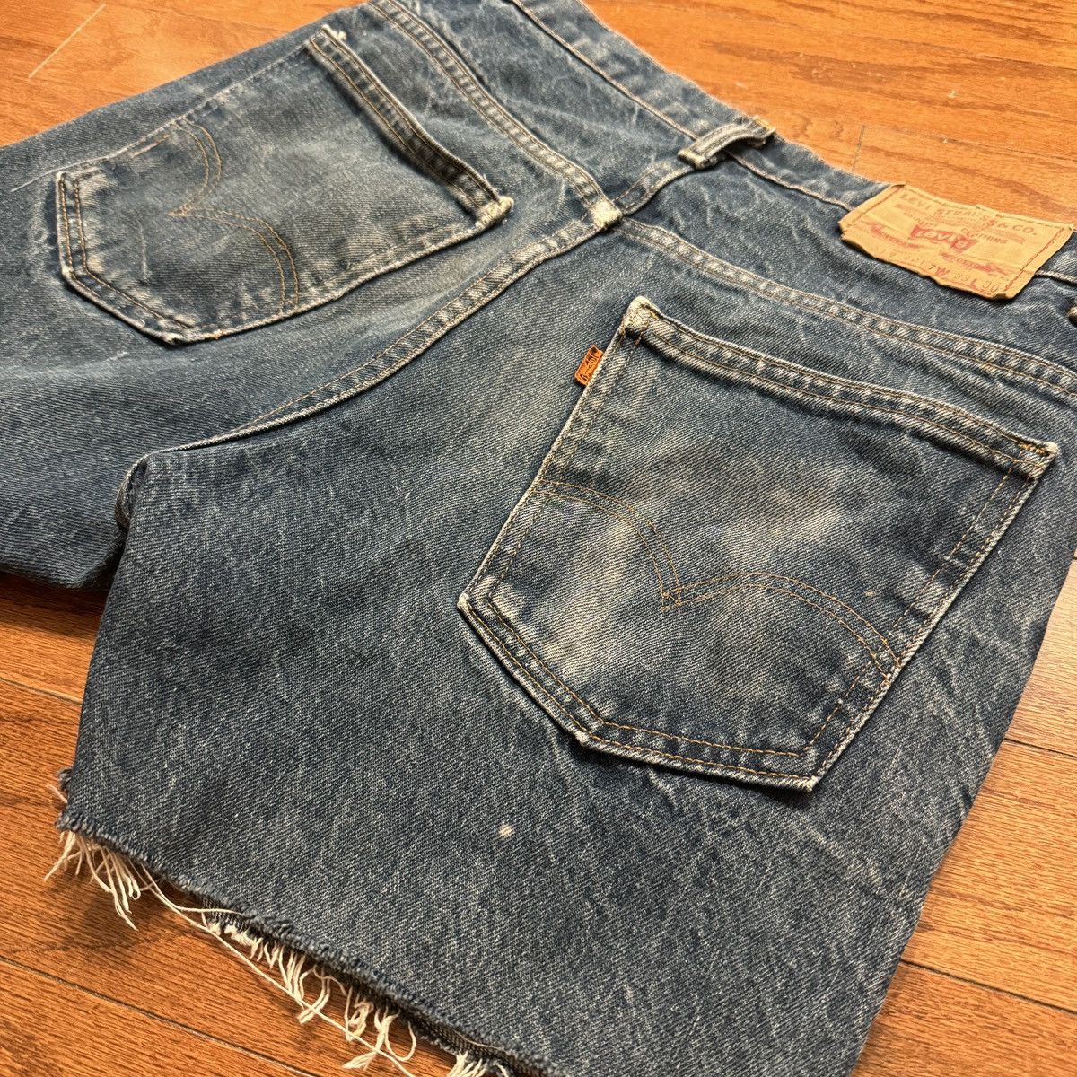 Levi's Vintage Levi’s 519-0217 Orange Tab Cutoff Shirts, 31W Size US 31 - 6 Thumbnail