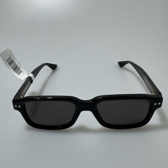 Montblanc Montblanc Rectangular Sunglasses with Black Acetate Frame Size ONE SIZE - 2 Thumbnail