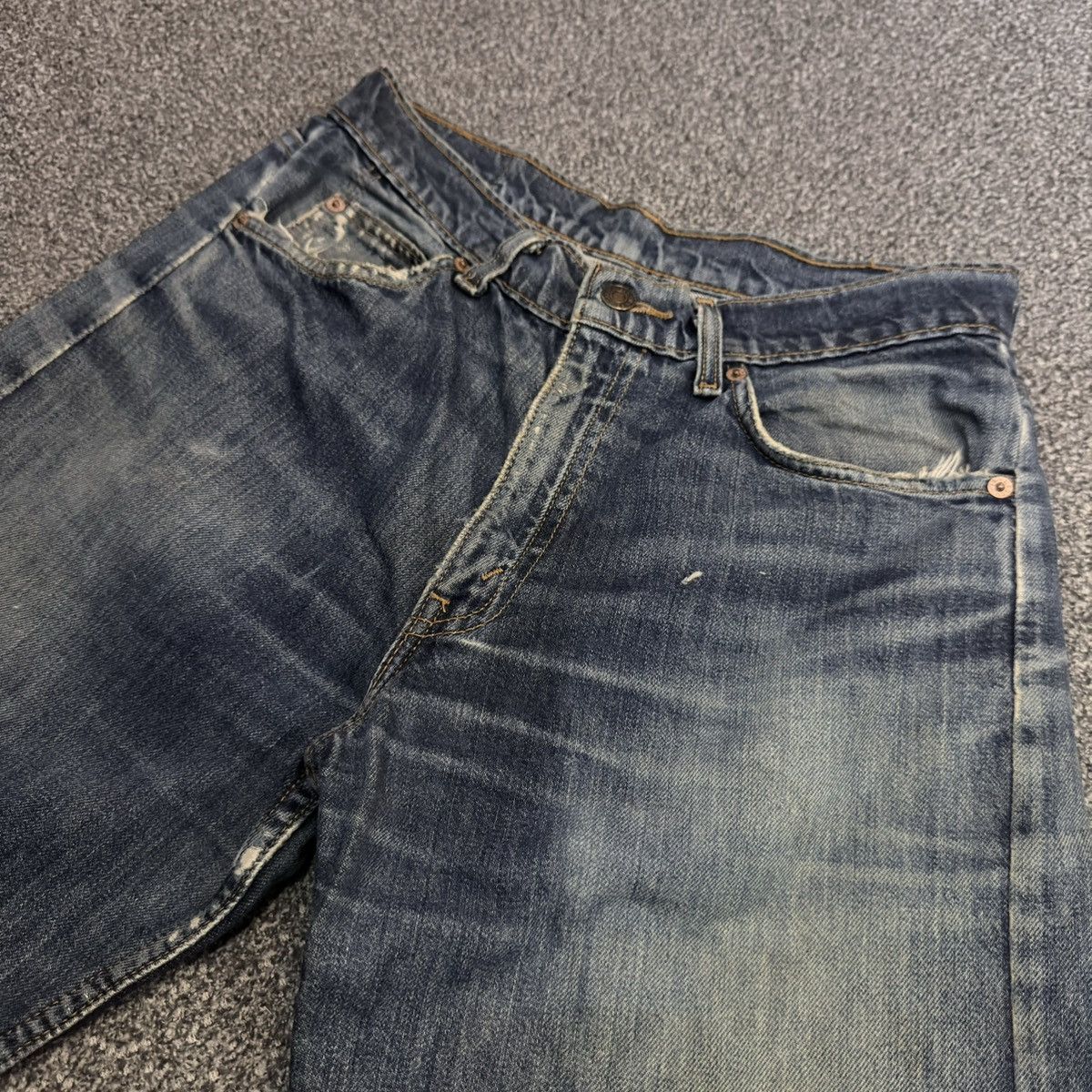 Levi's Vintage Clothing Vintage Levis 612 Orange Tab Drop Jeans Denim Size US 31 - 3 Thumbnail