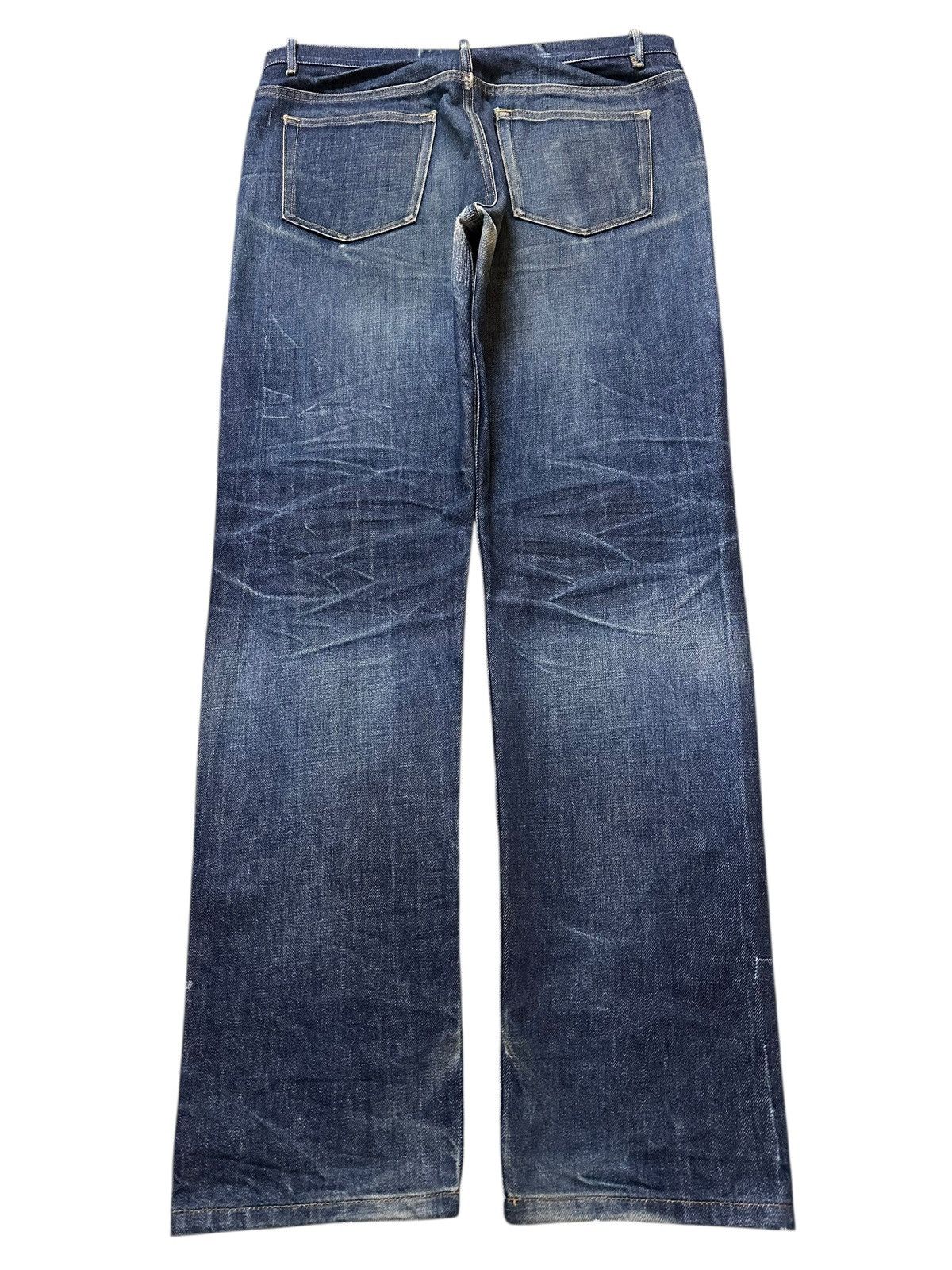 A.P.C. Vintage Japan A.P.C Blue Faded Wash Style Jeans Size US 33 - 2 Thumbnail