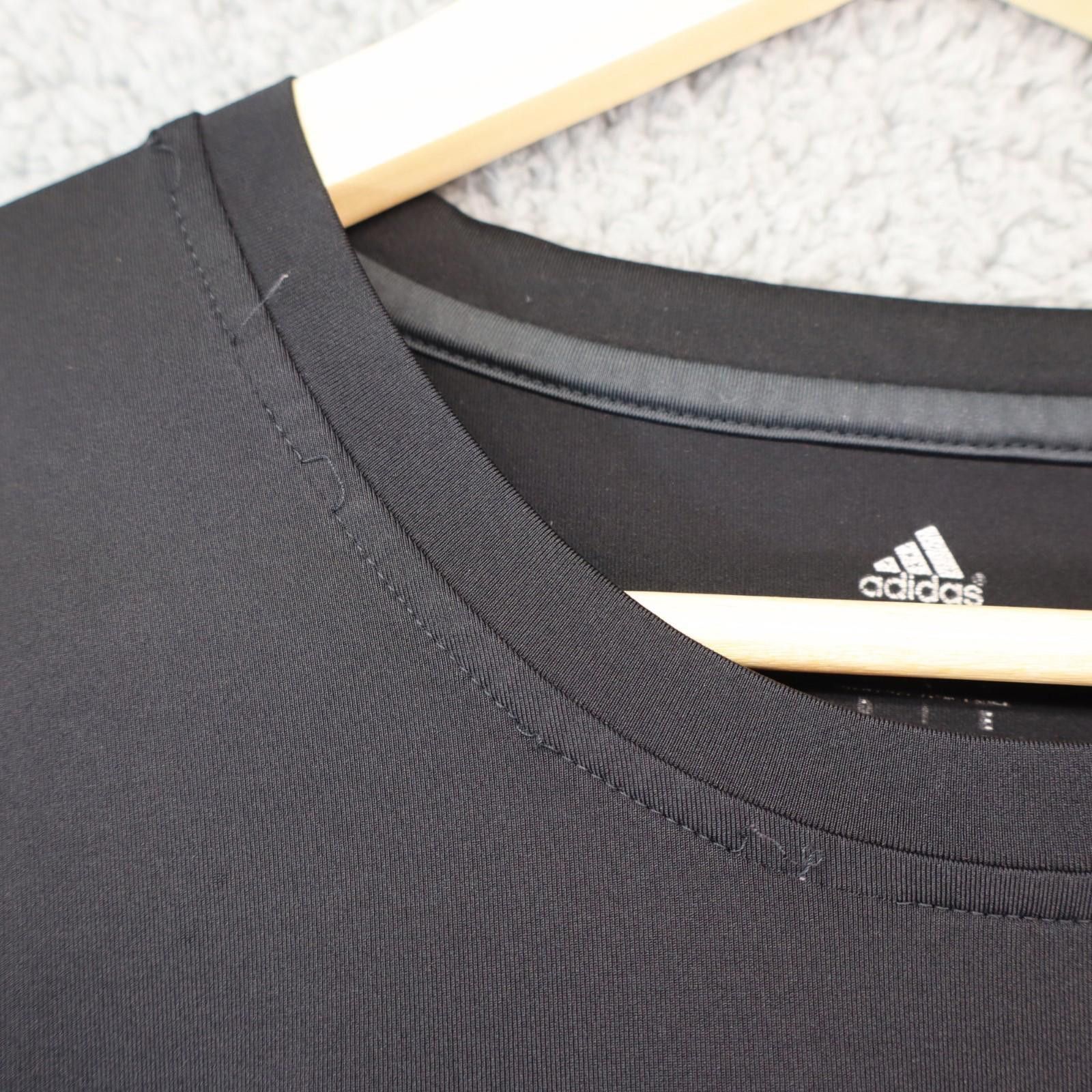 Adidas Adidas Men Large Shirt Climalite Black Pullover Activewear Size US L / EU 52-54 / 3 - 3 Thumbnail