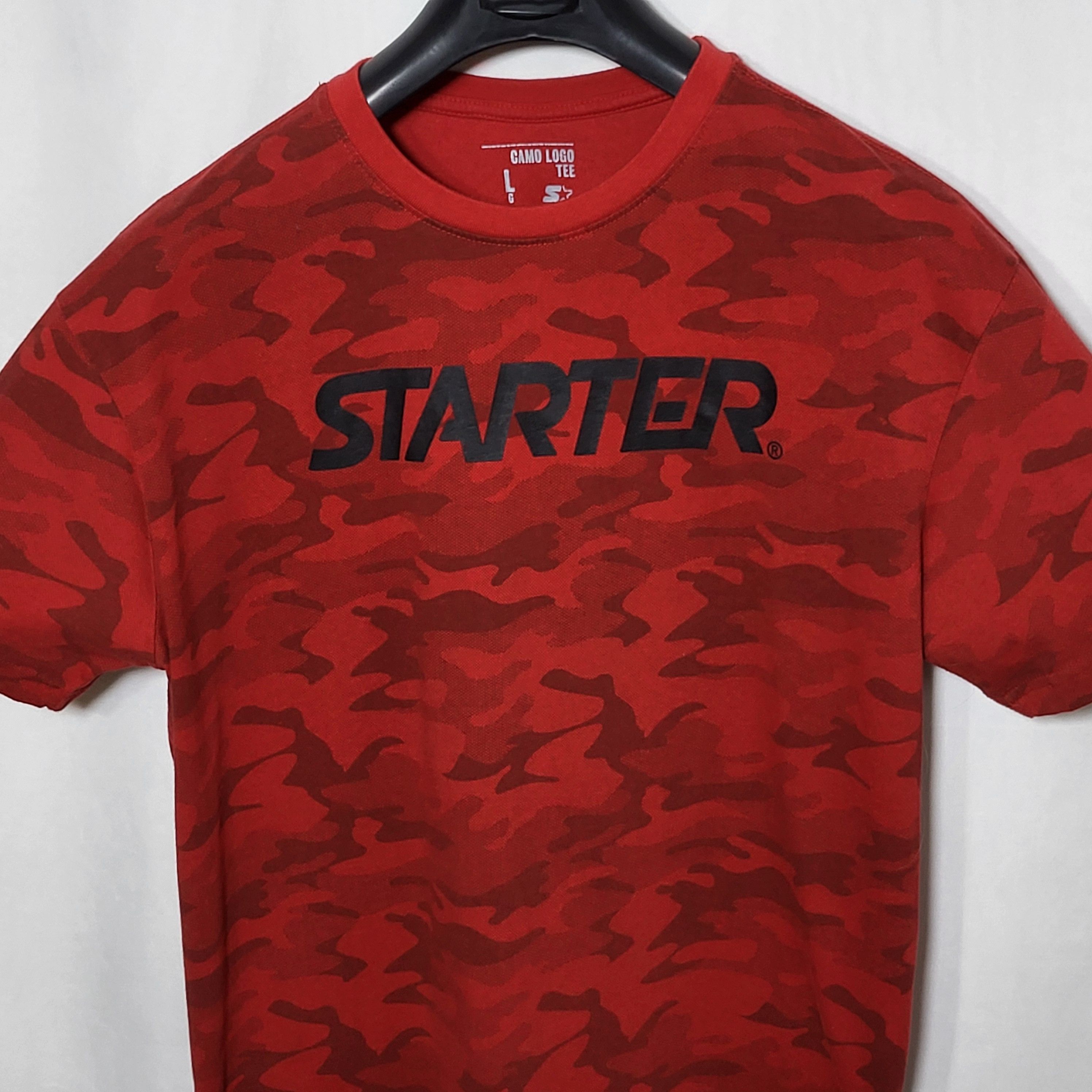 Starter Starter Red Camo T-Shirt size L Size US L / EU 52-54 / 3 - 2 Thumbnail