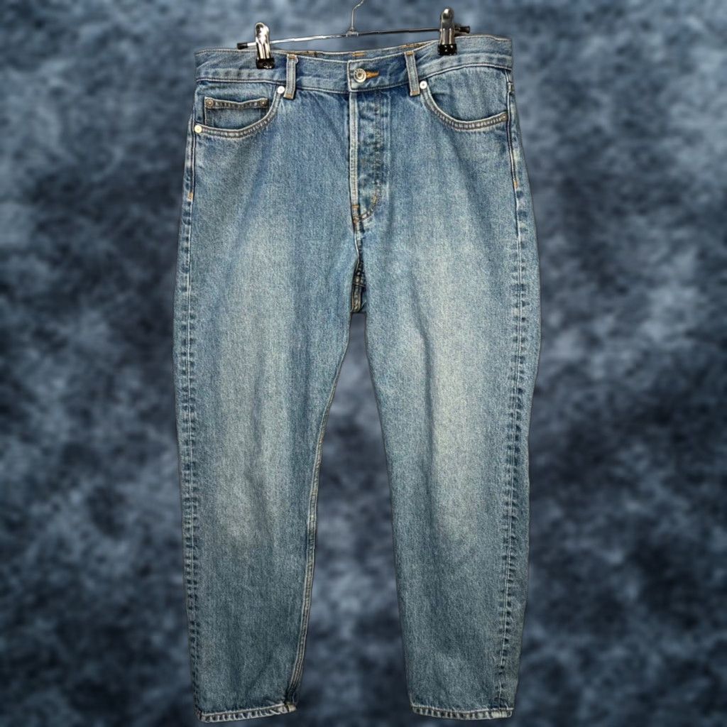 Arket VINTAGE Arket Jeans Cropped Regular Light Wash 33 Mens Blue Denim Cotton Blend 26 Inseam 33 W Waist Mens Size US 33 - 1 Thumbnail