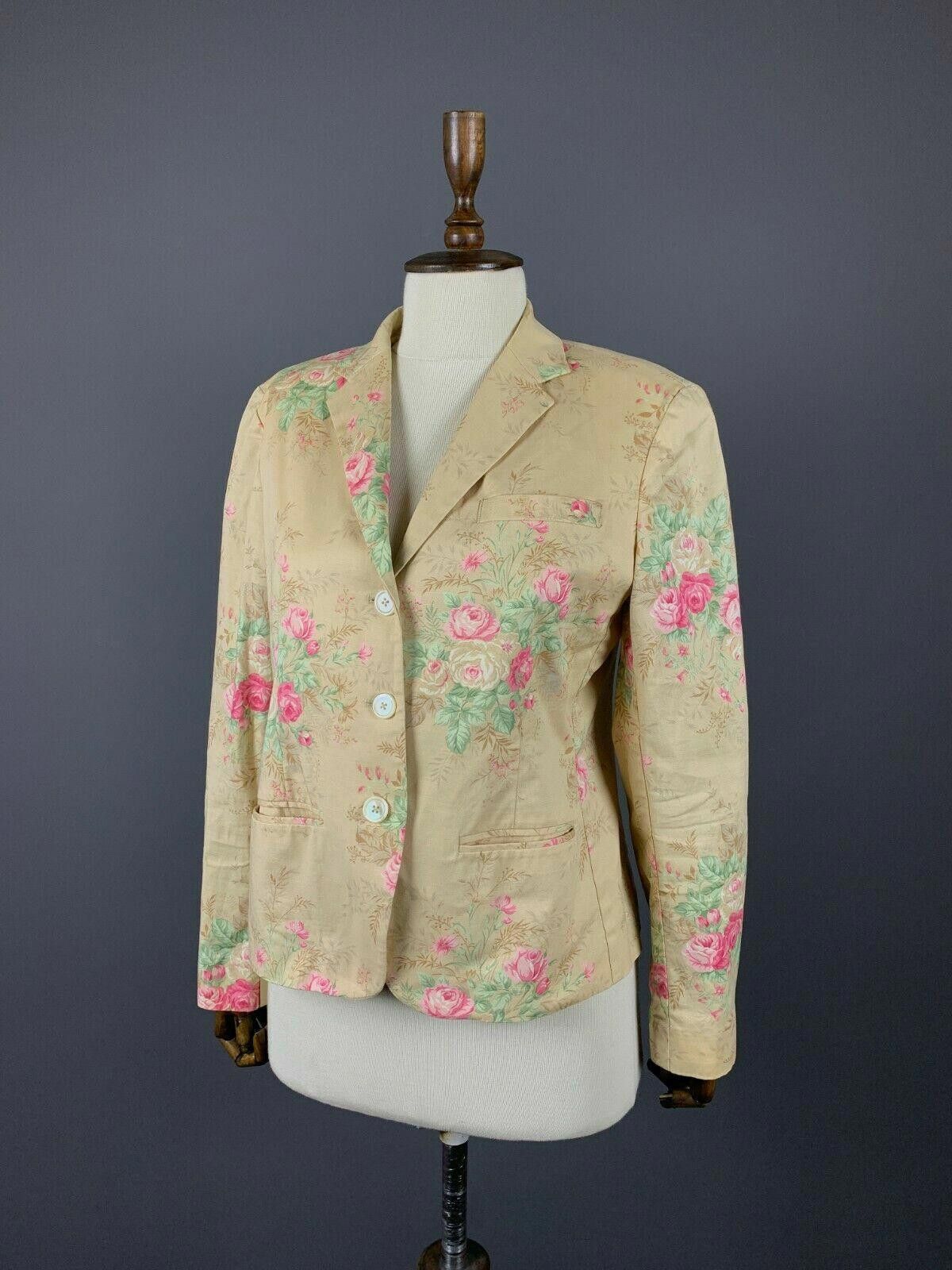 Lauren Ralph Lauren Ladies Lauren Ralph Lauren Beige Cotton Blazer Jacket Size 8 Size M / US 6-8 / IT 42-44 - 1 Thumbnail