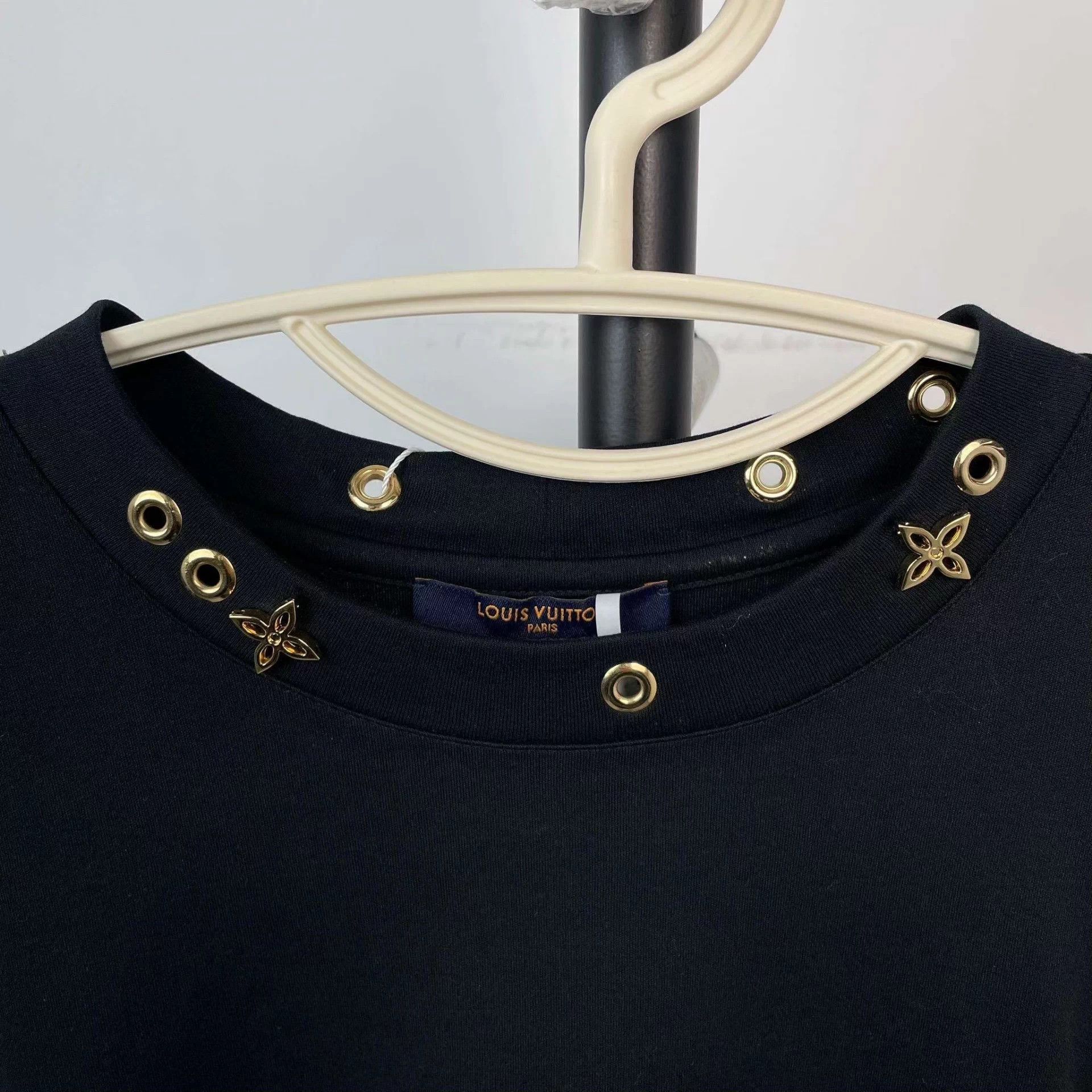 Louis Vuitton LV short-sleeve black Size XS / US 0-2 / IT 36-38 - 4 Thumbnail