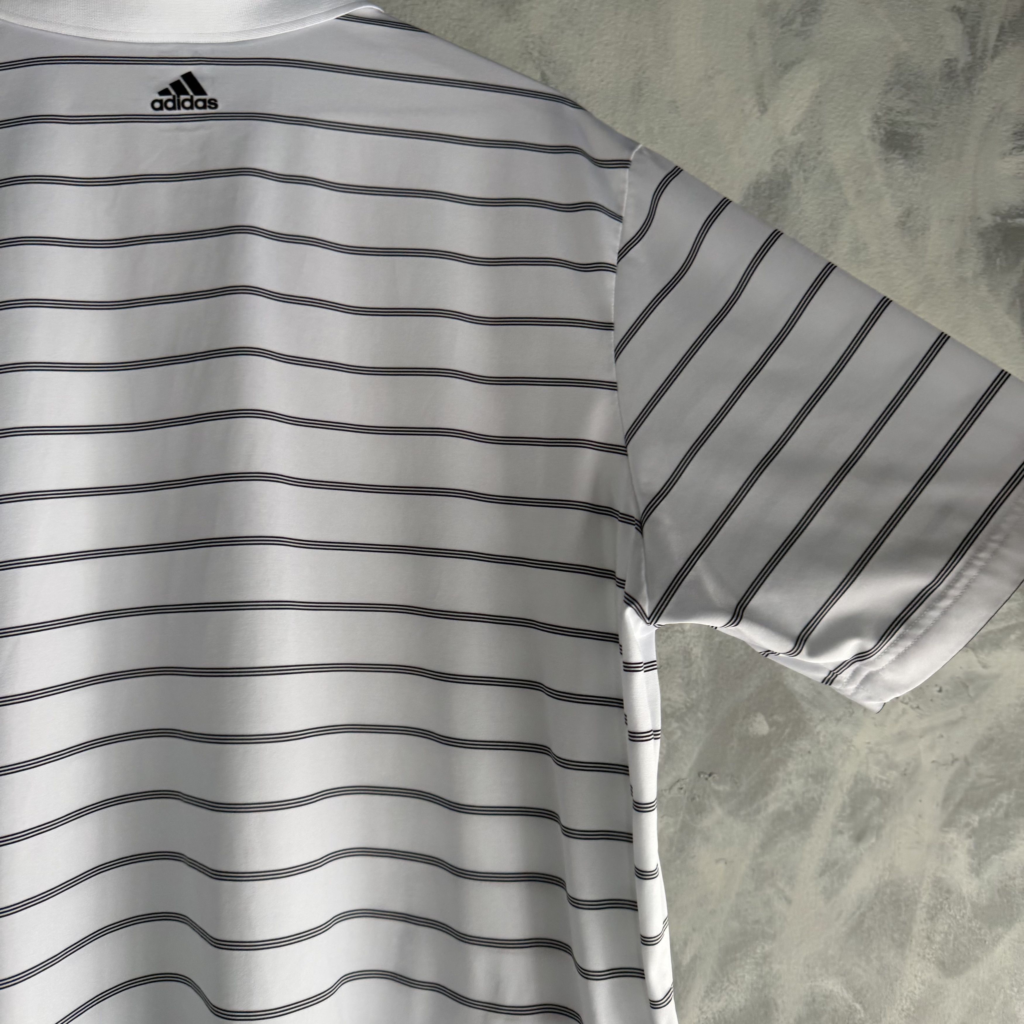 Adidas Adidas Golf PureMotion Polo T Shirt White & Black Size US XL / EU 56 / 4 - 6 Thumbnail