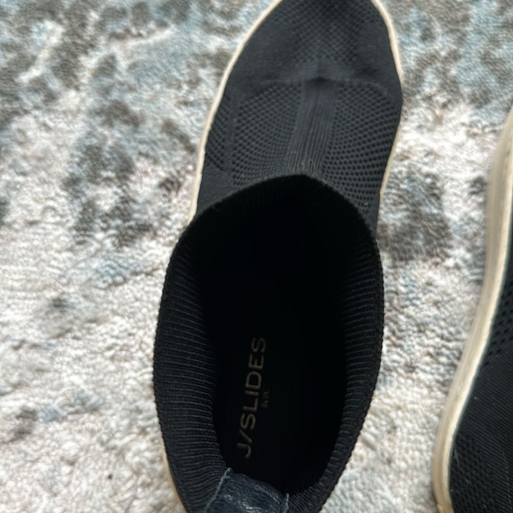 J/Slides J SLIDES BLACK KNIT HEROE SLIP ON SOCK ANKLE BOOTIE SNEAKER Size US 9 / IT 39 - 8 Thumbnail